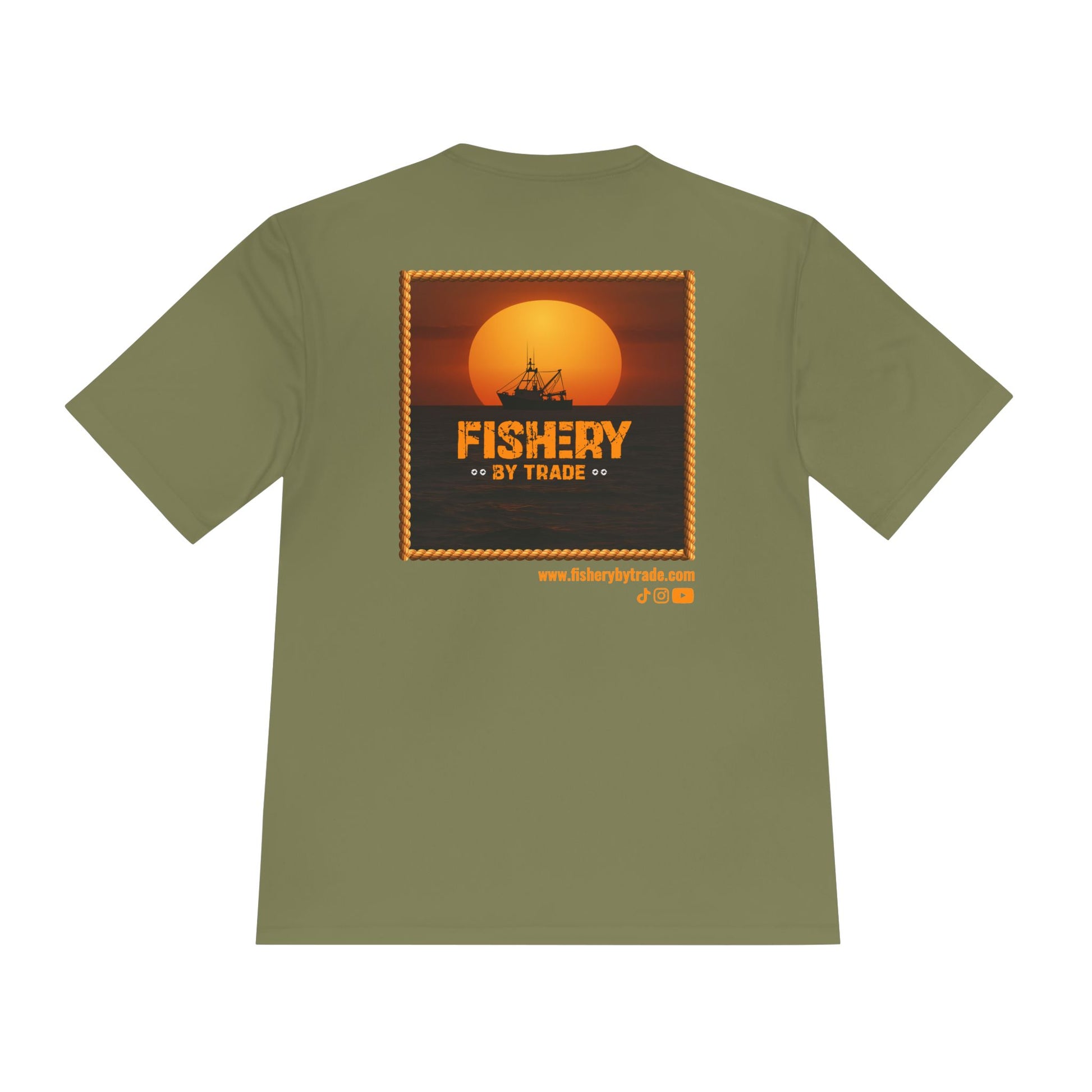 Fishery by Trade - Men's Black Quick Dry T-Shirt