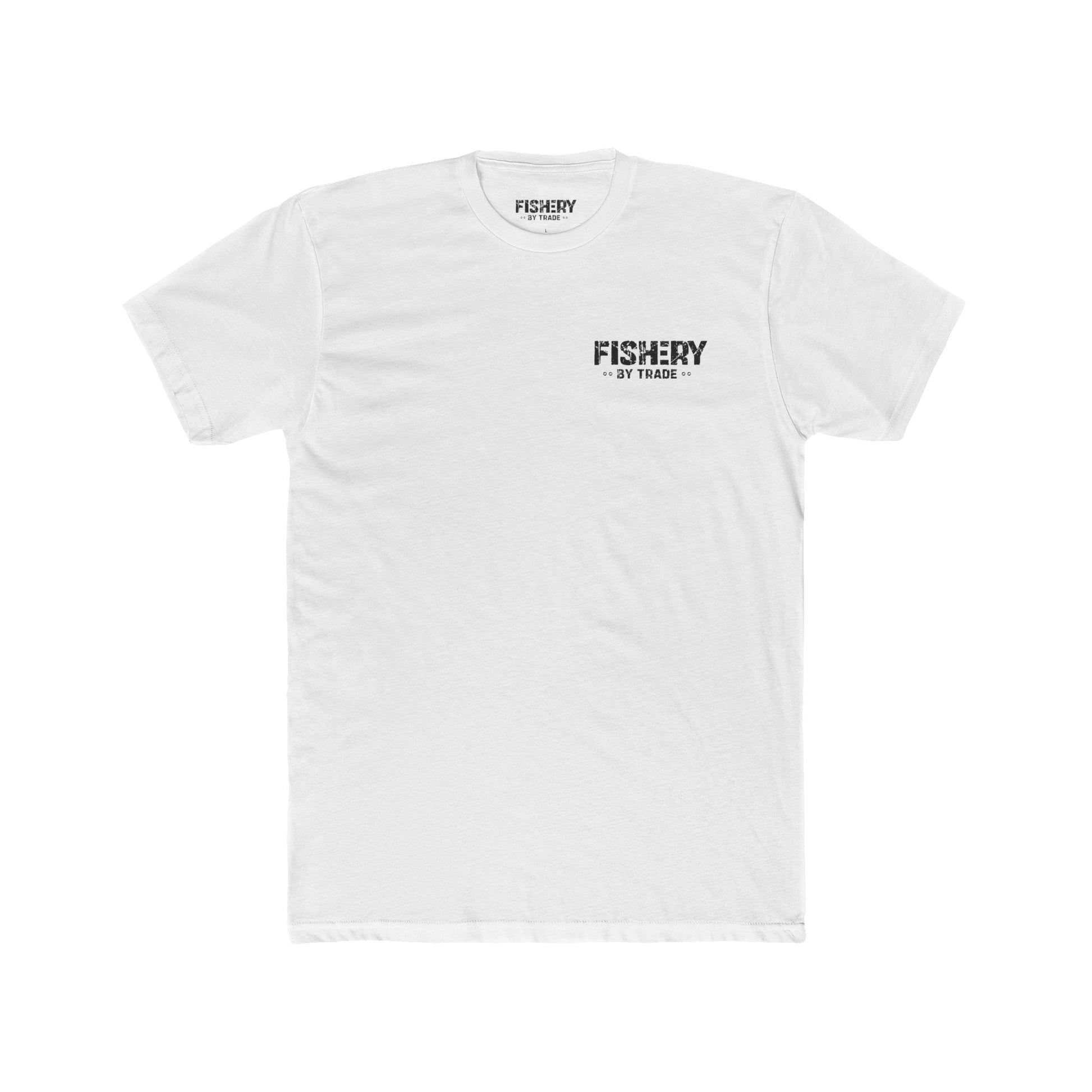 Fishery By Trade Deck - Men's White Crew Neck Tee