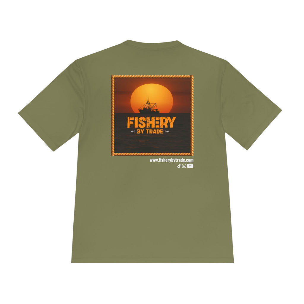 Fishery by Trade - Men's Black Quick Dry T-Shirt