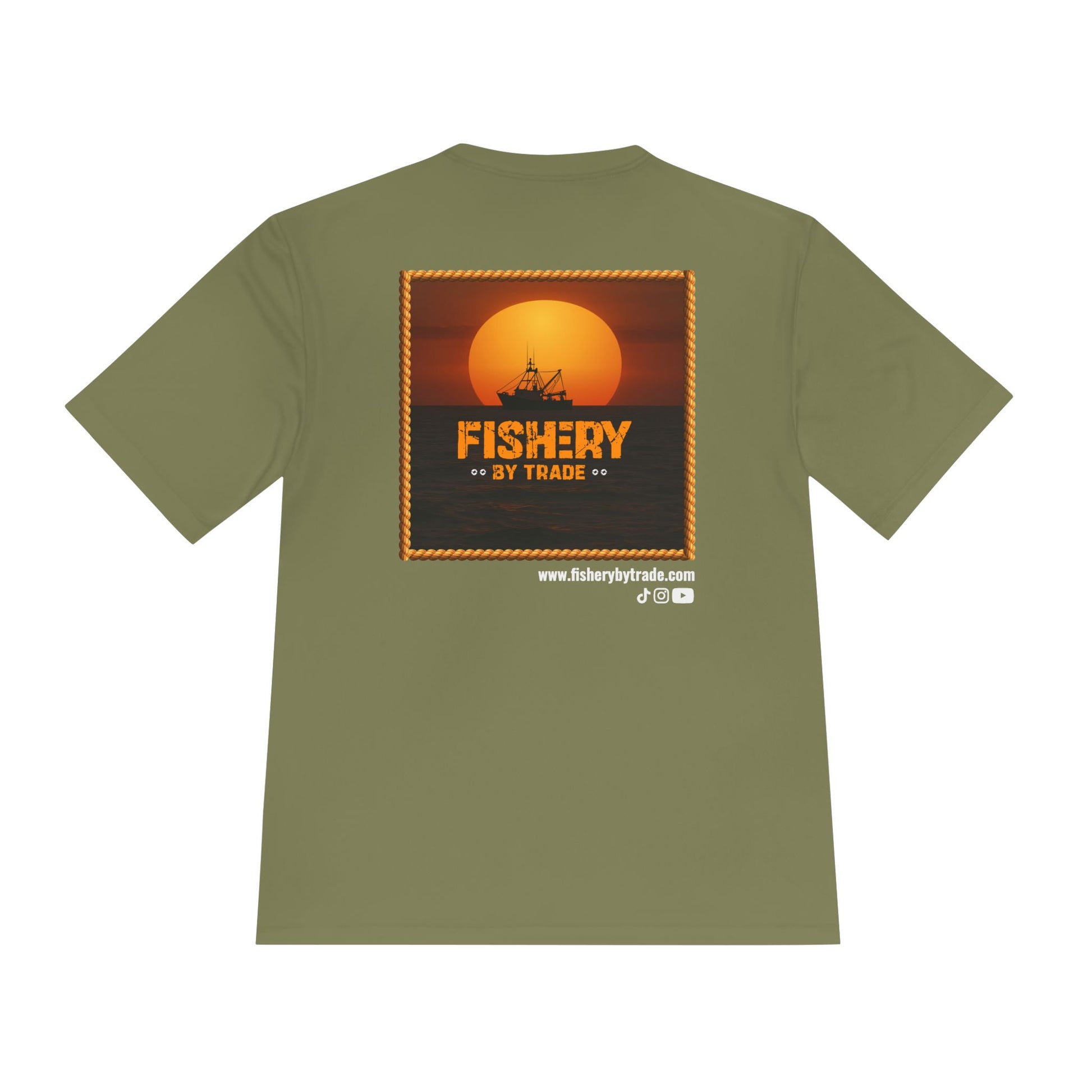 Fishery by Trade - Men's Black Quick Dry T-Shirt