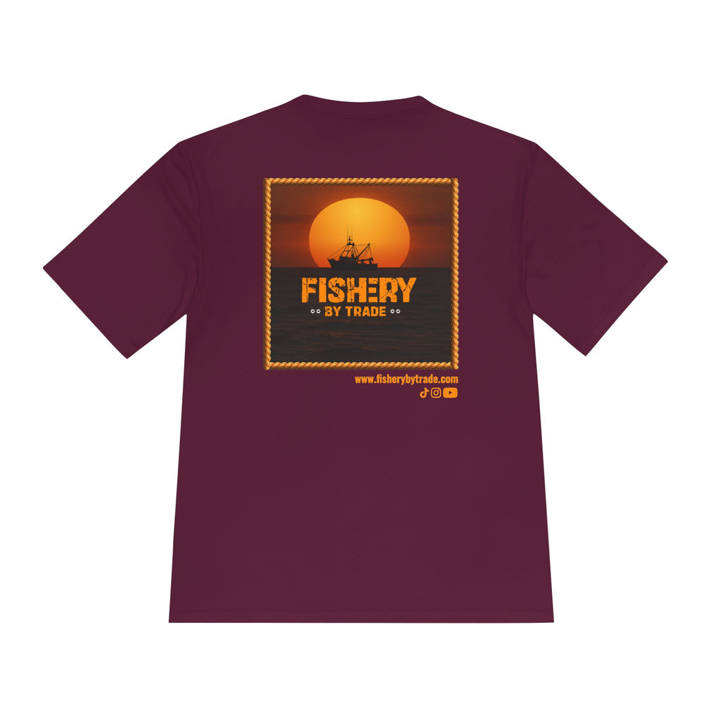 Fishery by Trade - Men's Black Quick Dry T-Shirt
