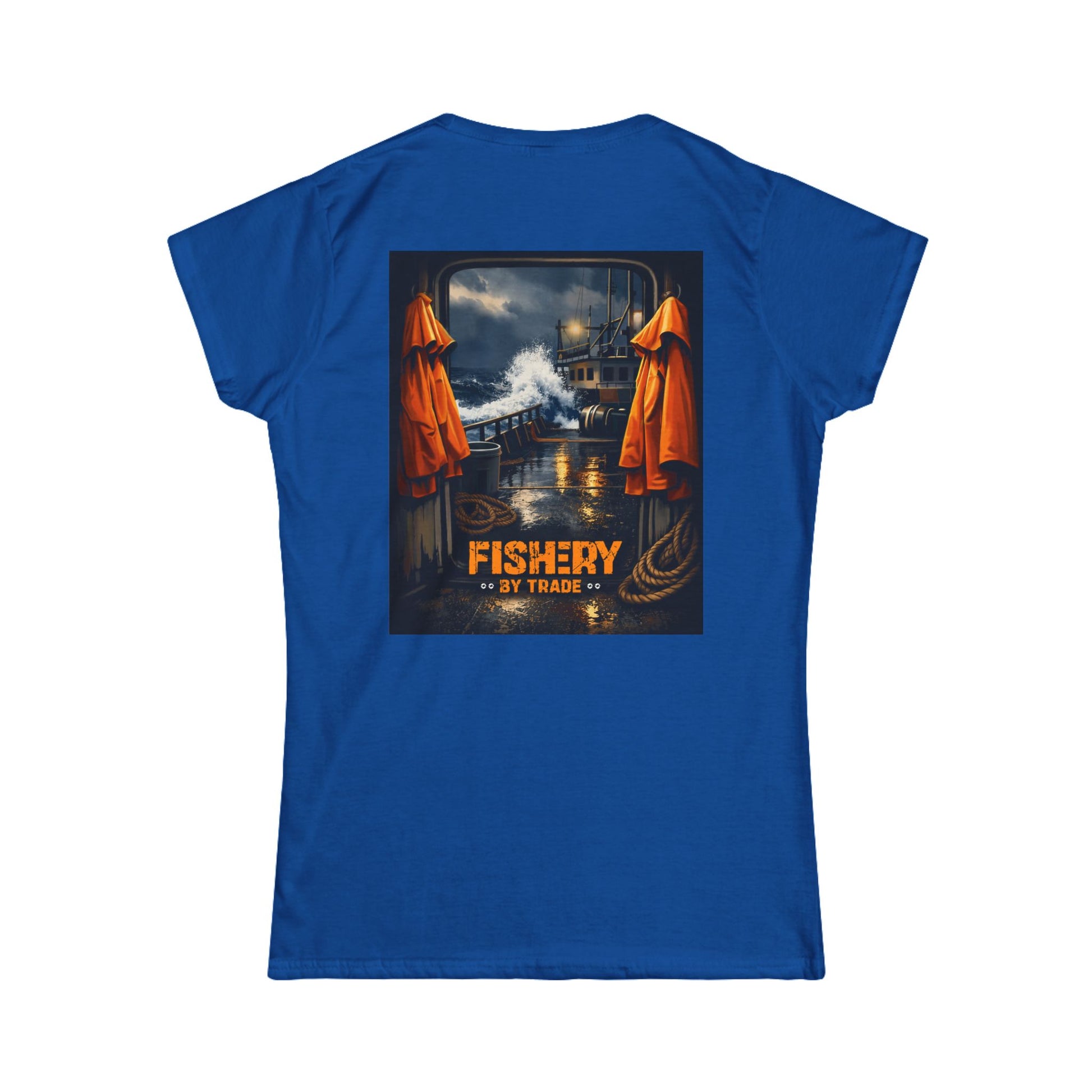 Fishery By Trade Deck - Women's White T-Shirt