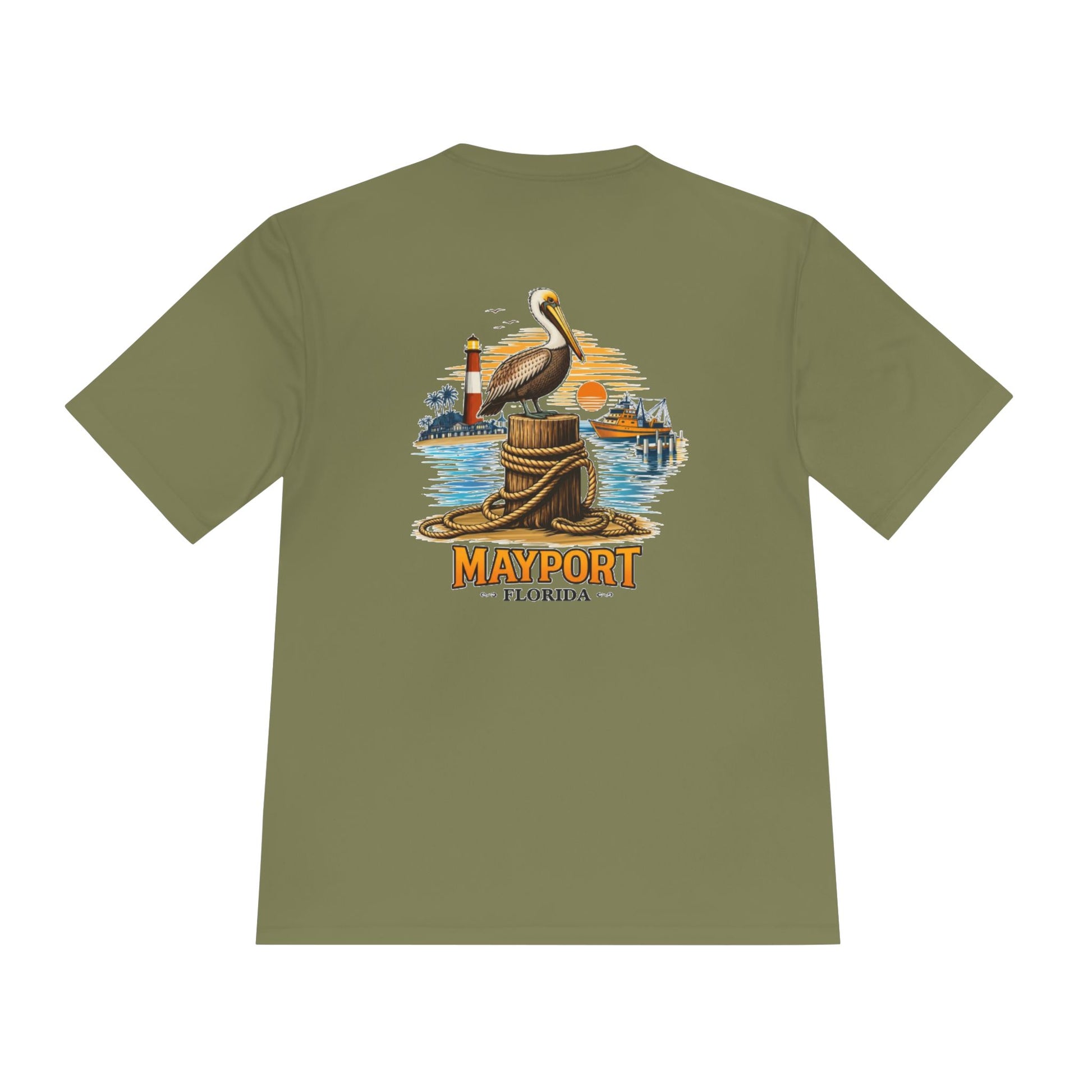 Fishery by Trade Mayport Florida - Men's White Quick Dry T-Shirt