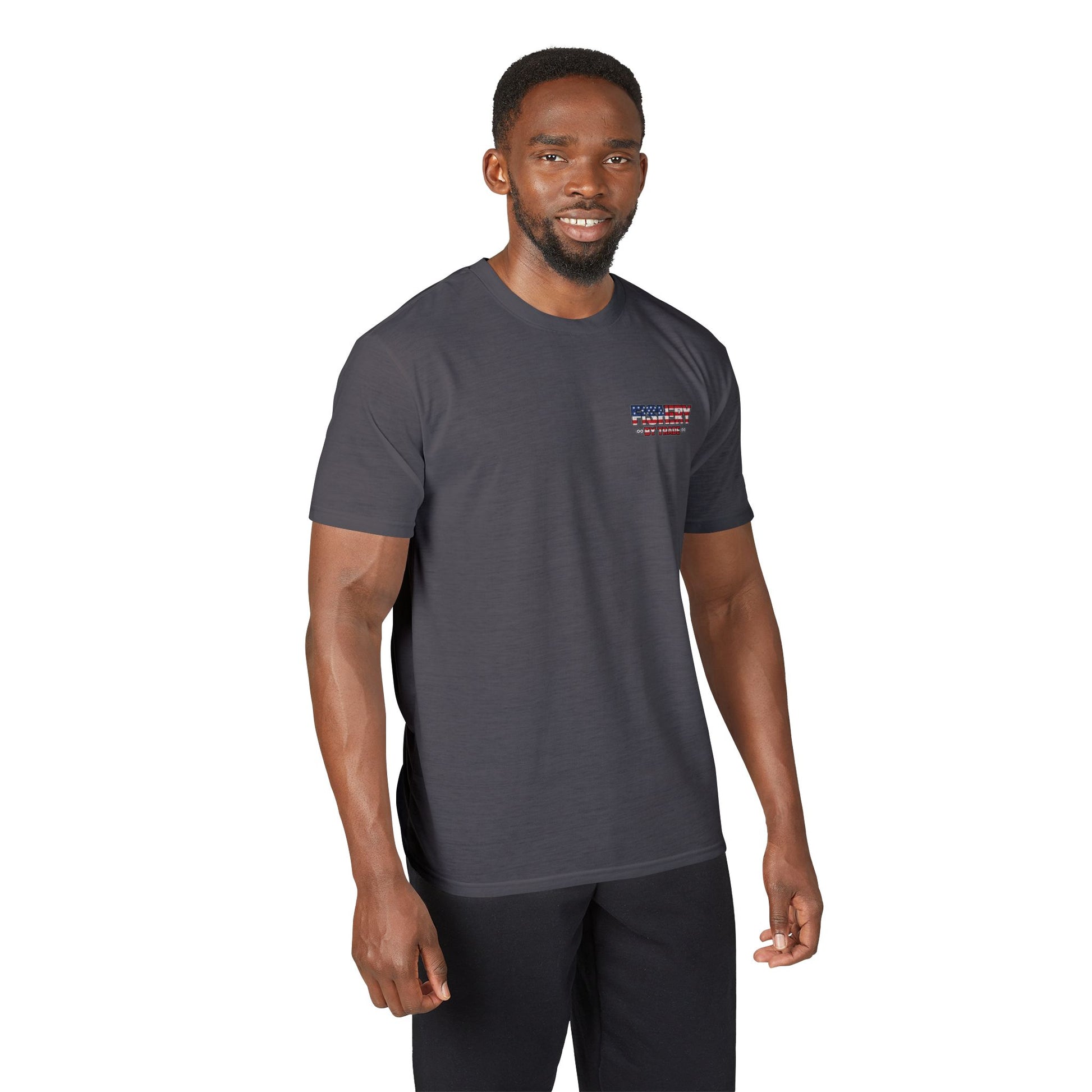 Fishing Boat T-Shirt — American Flag Fishery Graphic Tee for Anglers & Patriotic Outdoorsmen