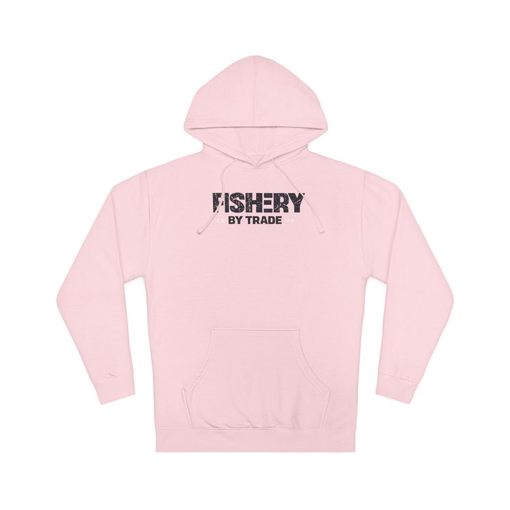 Fishery By Trade Hoodie — Minimal Fishing Logo Pullover