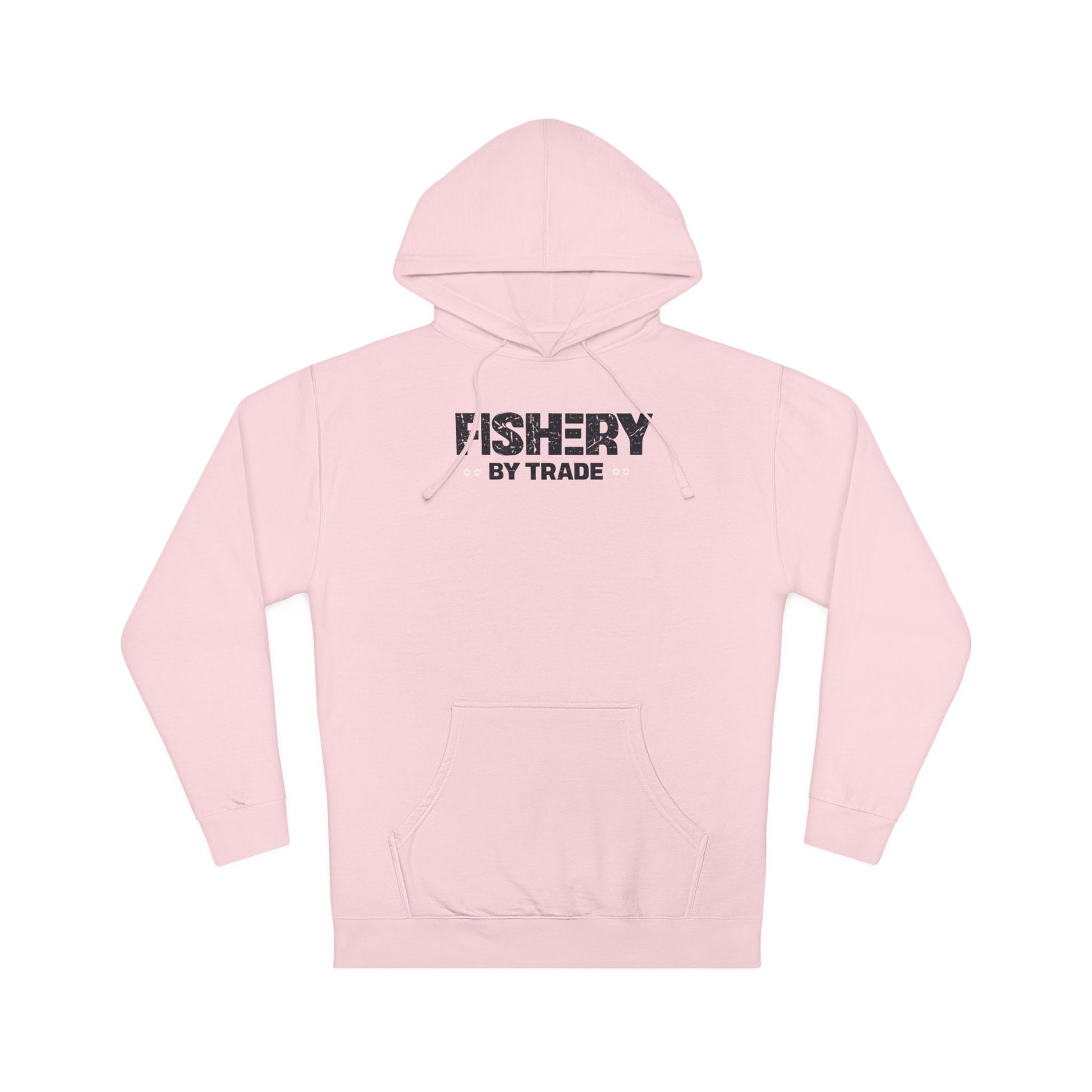 Fishery By Trade Hoodie — Minimal Fishing Logo Pullover