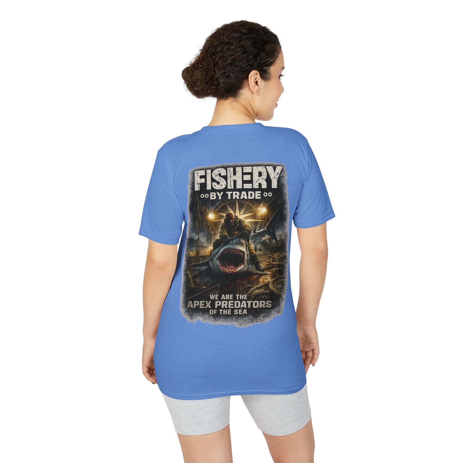 Apex Predators  Graphic Performance Tee — "Fishery by Trade"