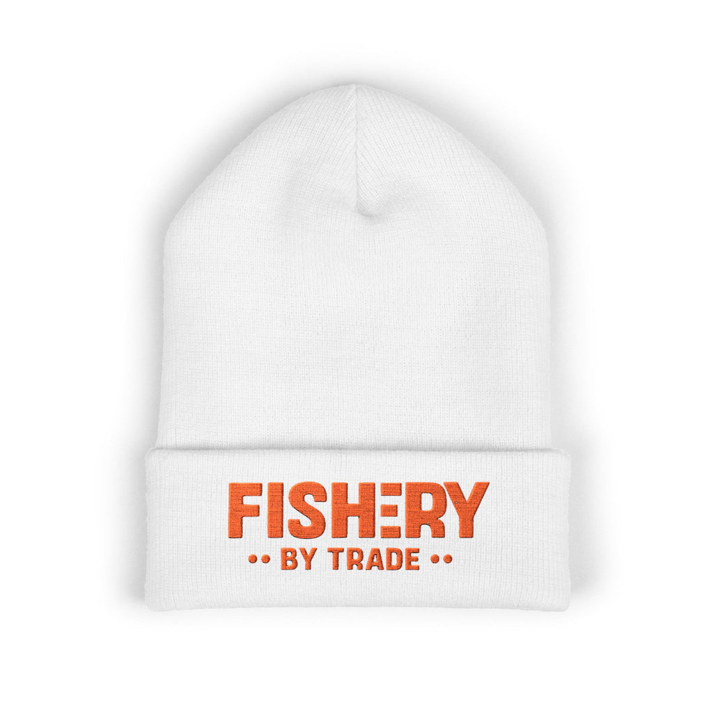 Fishery By Trade - White Beanie