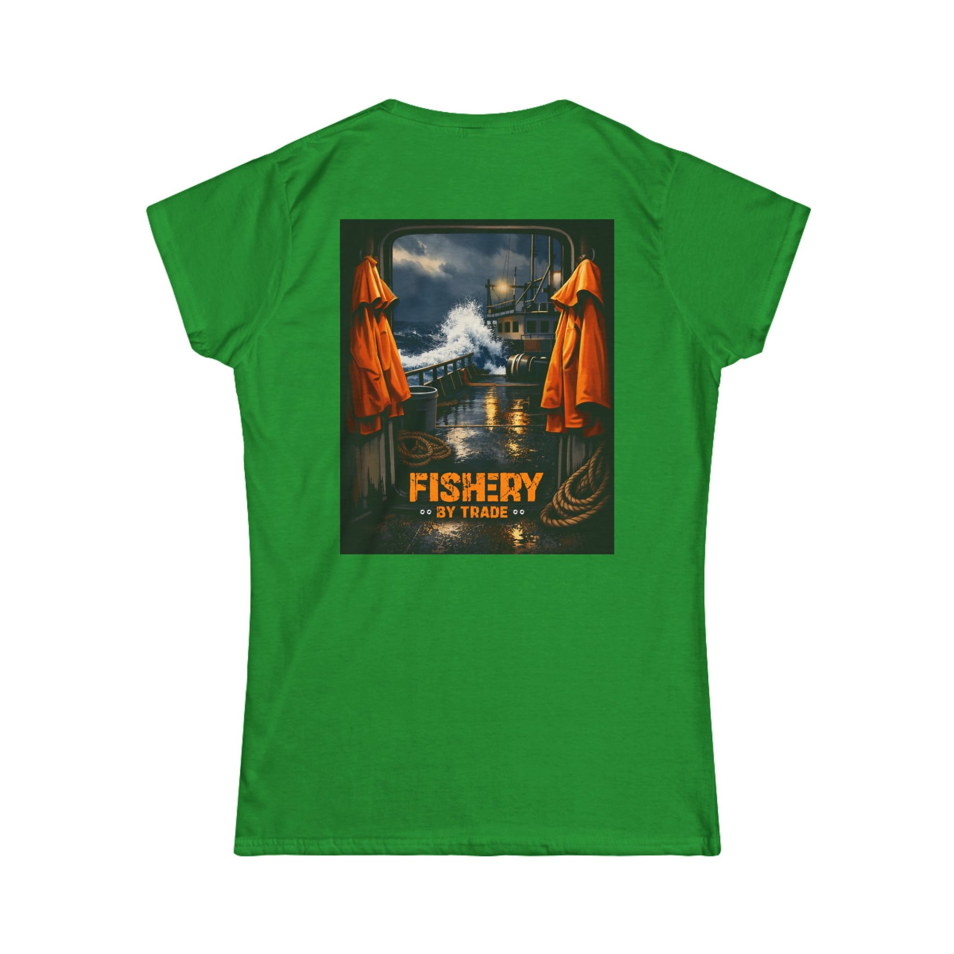 Black Fishery By Trade Deck - Women T-Shirt