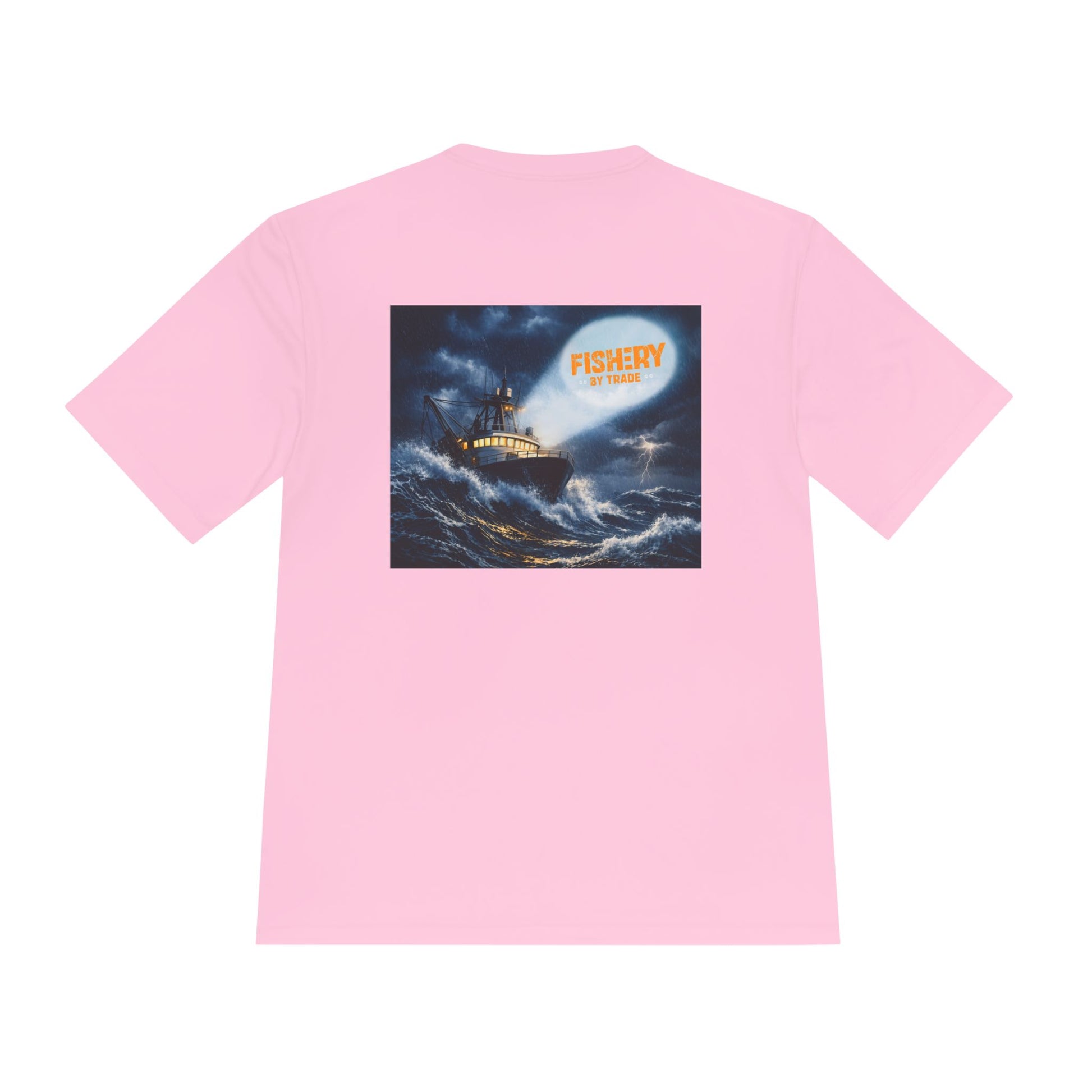 Fishery by Trade Rough Seas - Men's White Quick Dry T-Shirt
