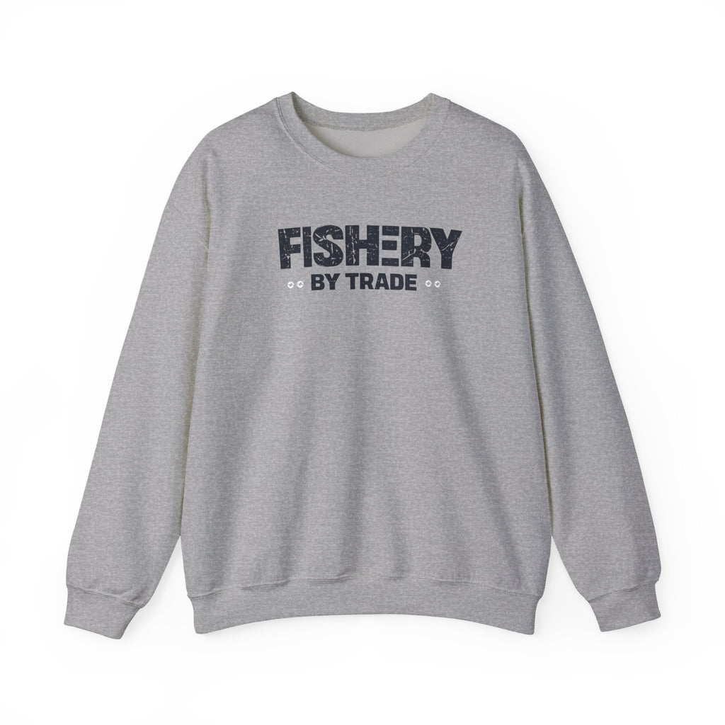 (Pelagic Apex) Fishing Crewneck Sweatshirt — "Fishery By Trade"