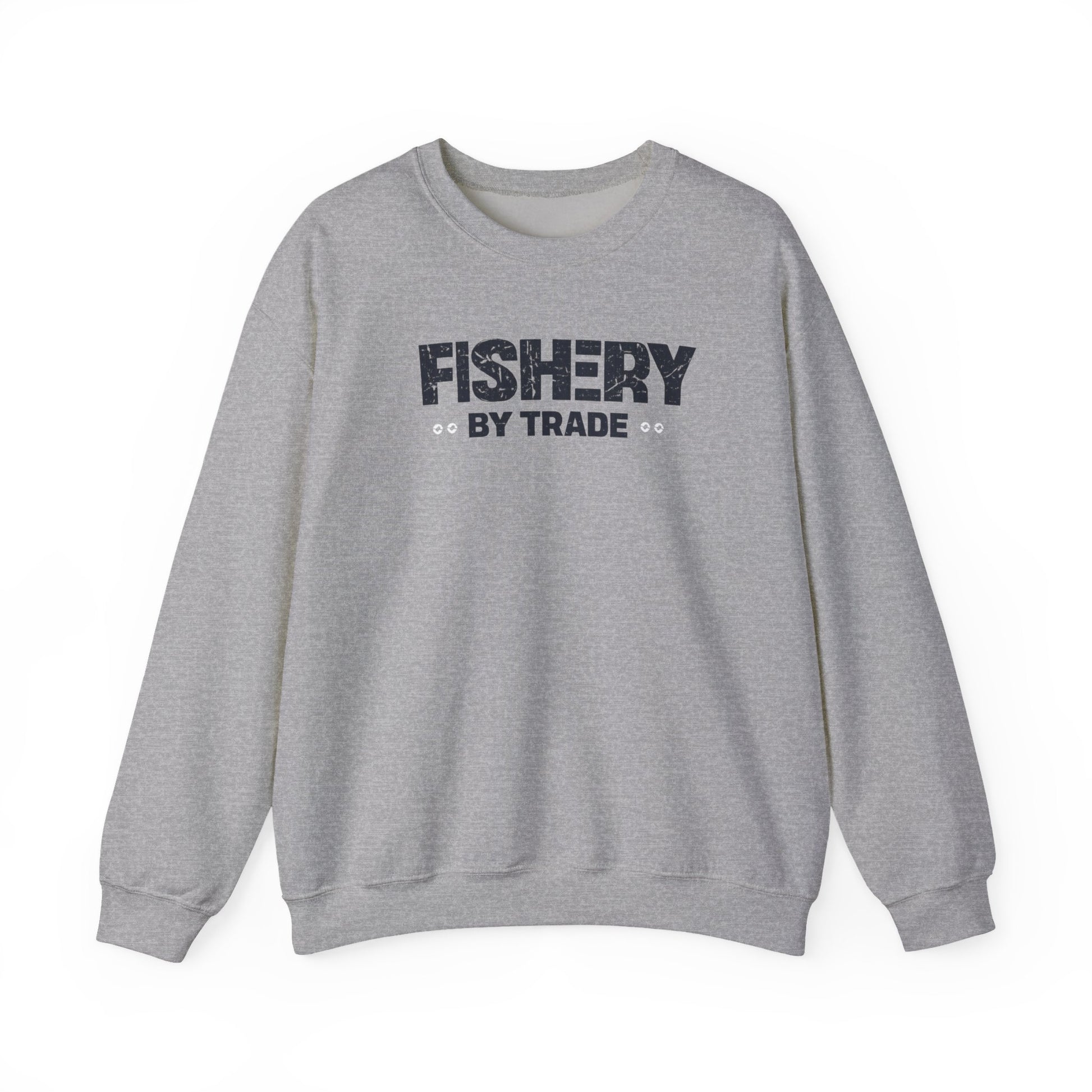 (Pelagic Apex) Fishing Crewneck Sweatshirt — "Fishery By Trade"