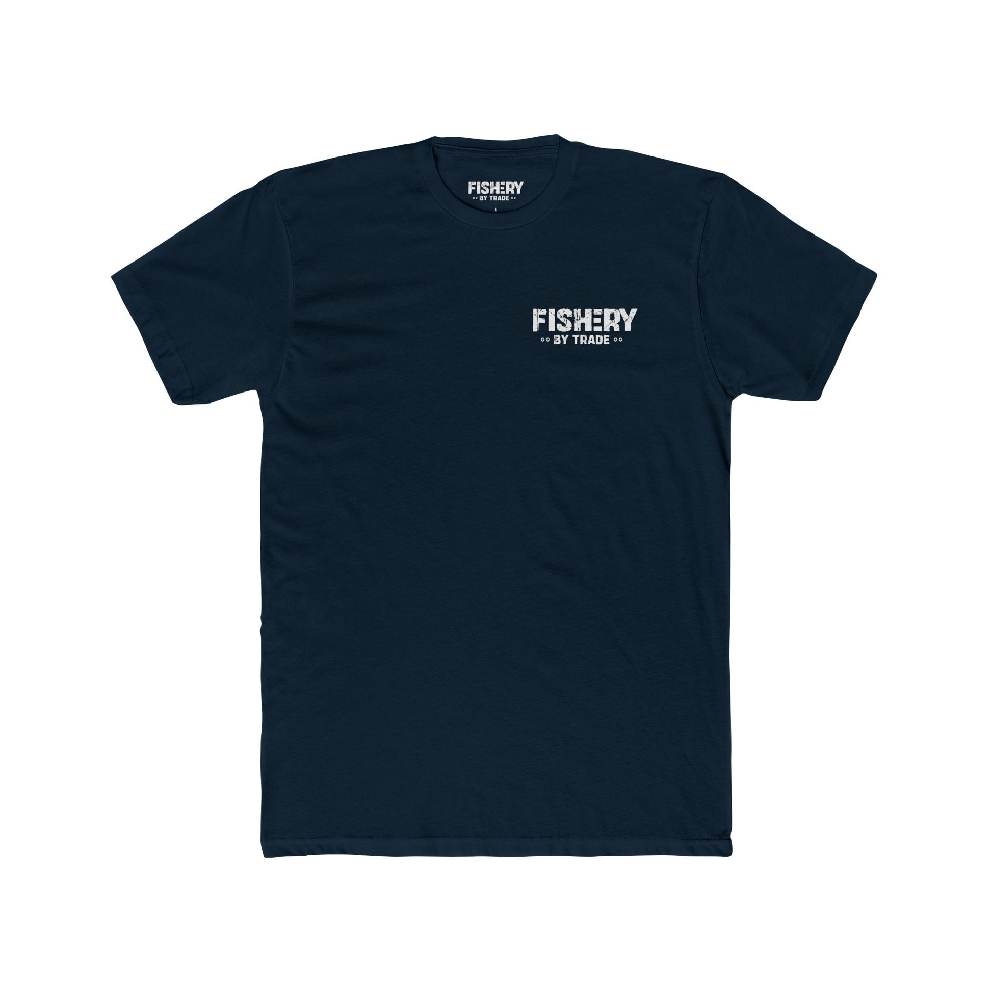 Fishery By Trade Deck - Men's Black Crew Neck Tee