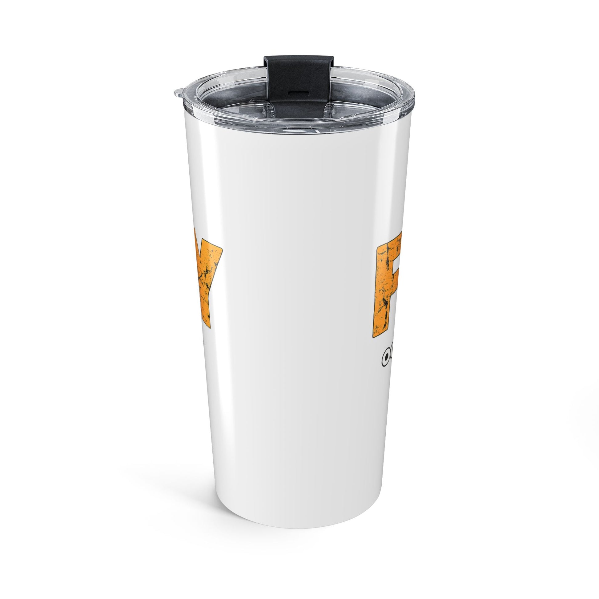 20oz Tumbler – Fisherman Proudly Trades (Rustic Orange Text)