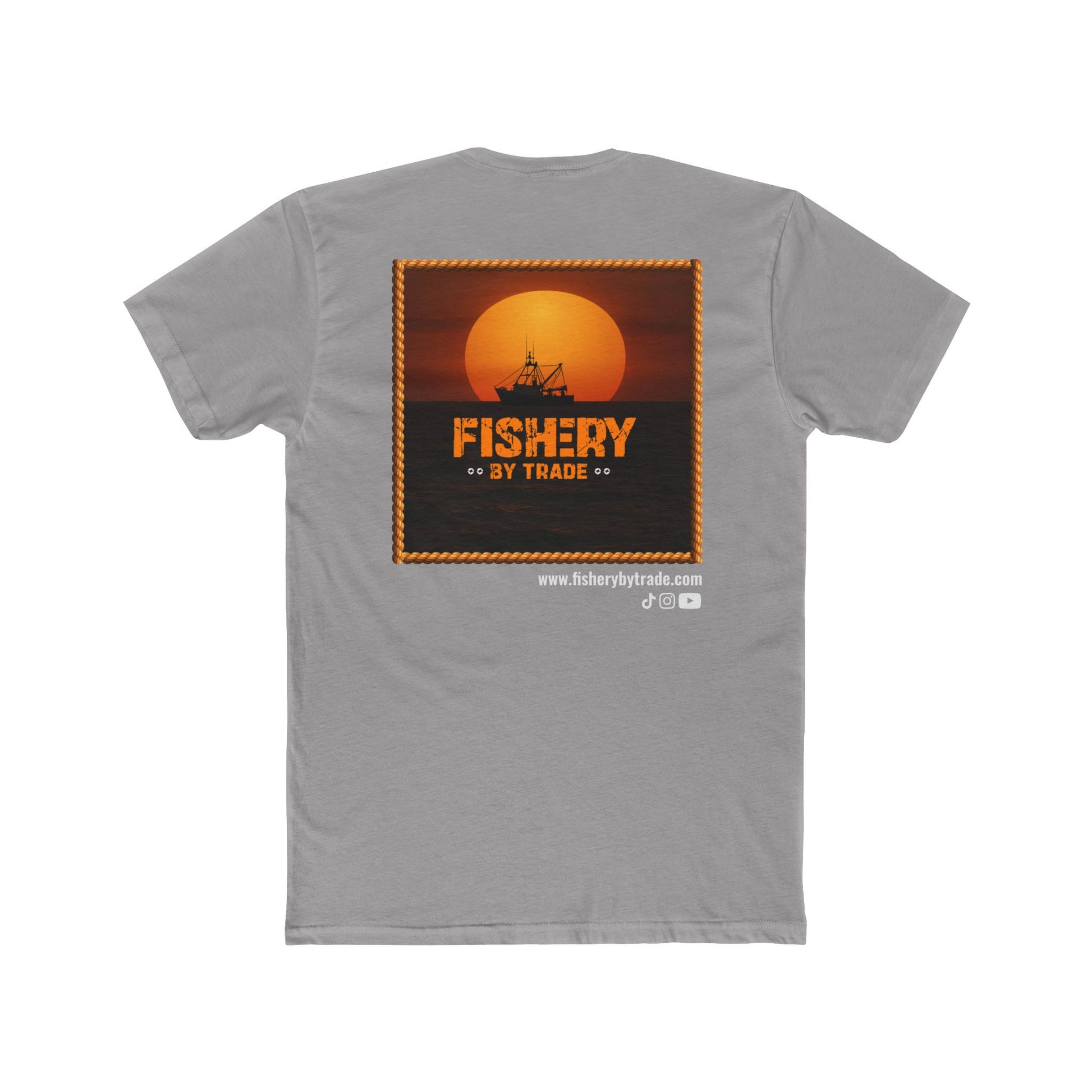 Fishery By Trade - Men's Black Crew Neck Tee