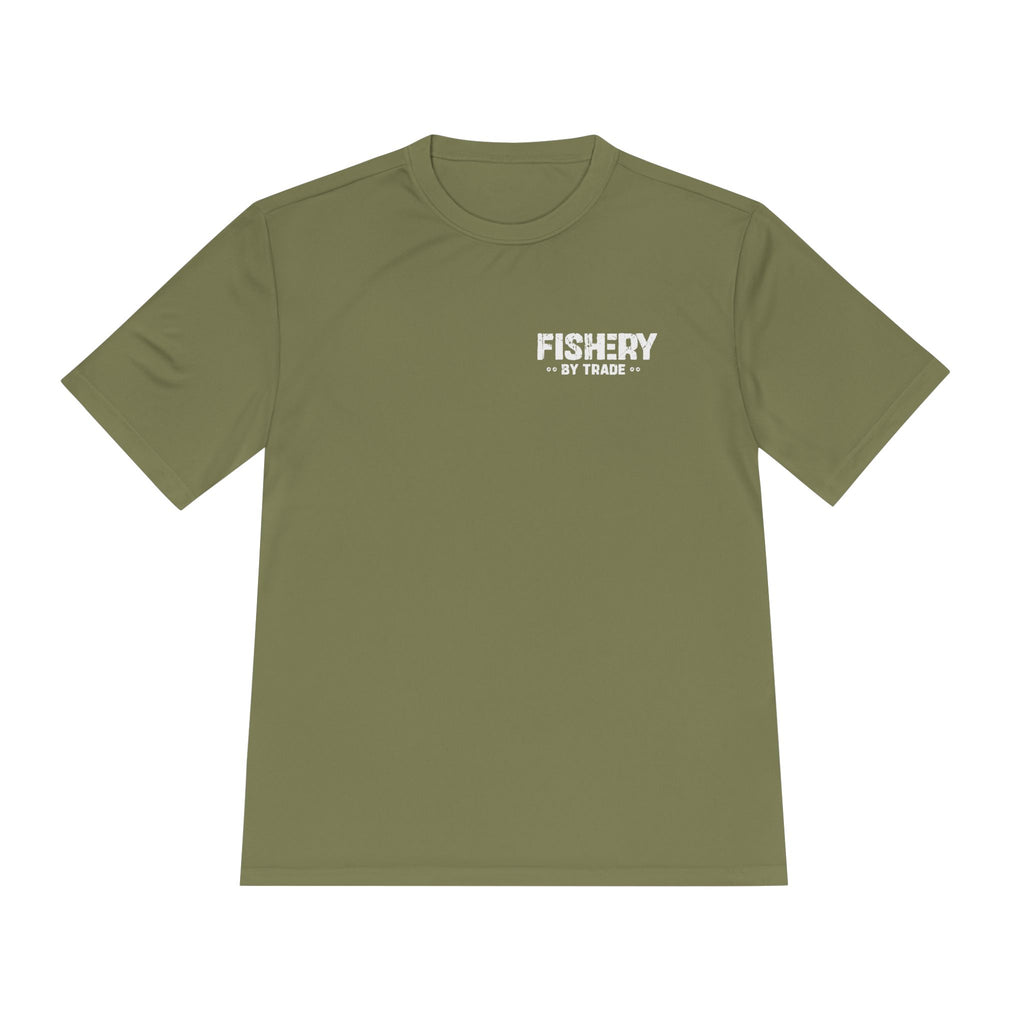 Fishery by Trade - Men's Black Quick Dry T-Shirt