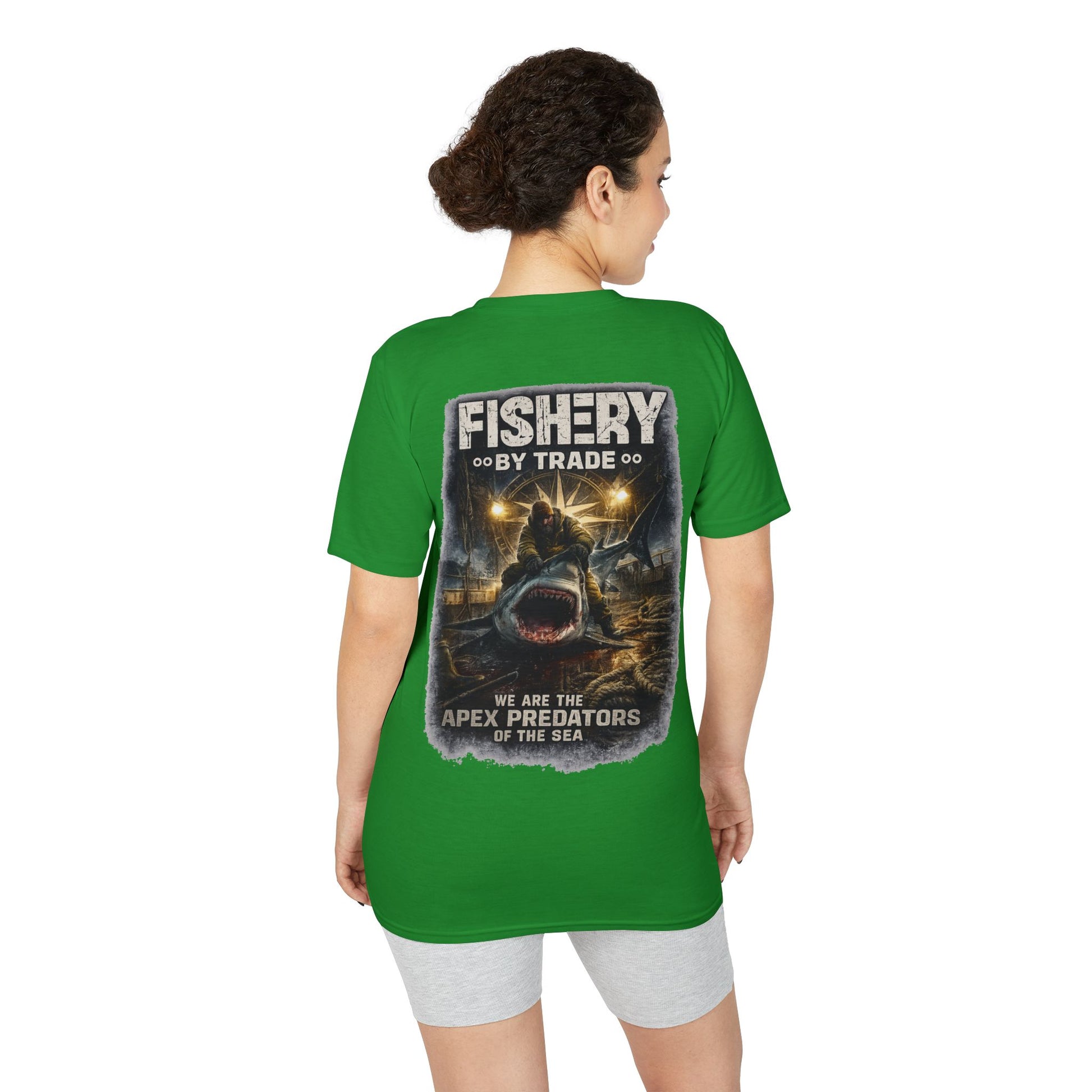 Apex Predators  Graphic Performance Tee — "Fishery by Trade"