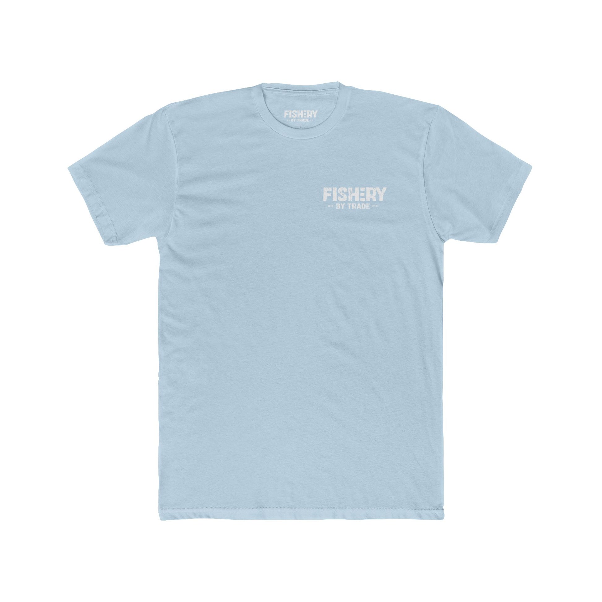 Fishery By Trade Rough Seas - Men's Black Crew Neck Tee