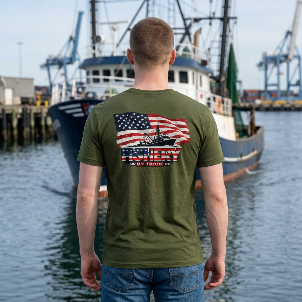 Fishing Tee – American Trawler "