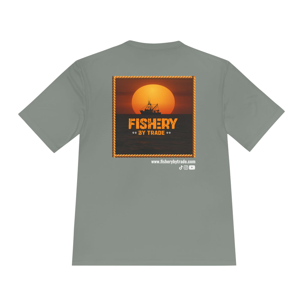 Fishery by Trade - Men's Black Quick Dry T-Shirt