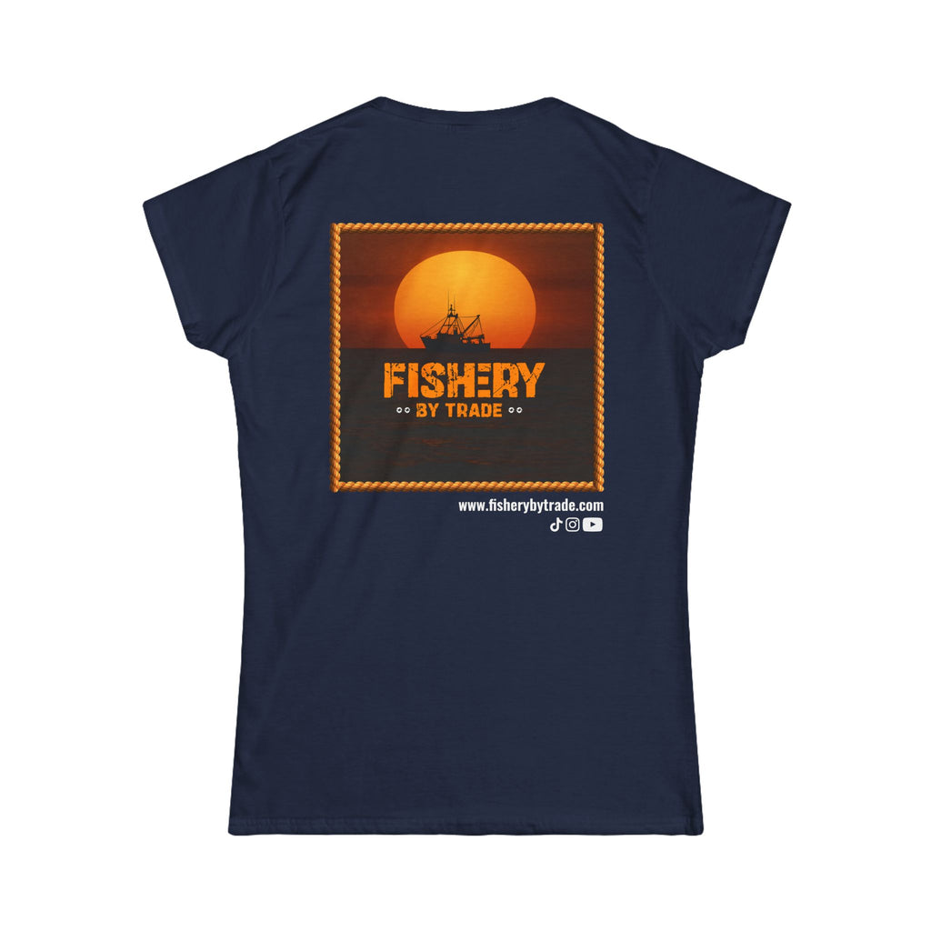Black Fishery By Trade - Women T-Shirt