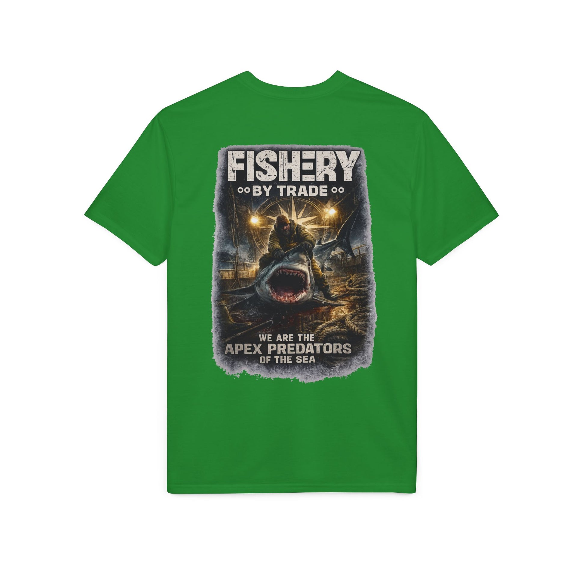 Apex Predators  Graphic Performance Tee — "Fishery by Trade"