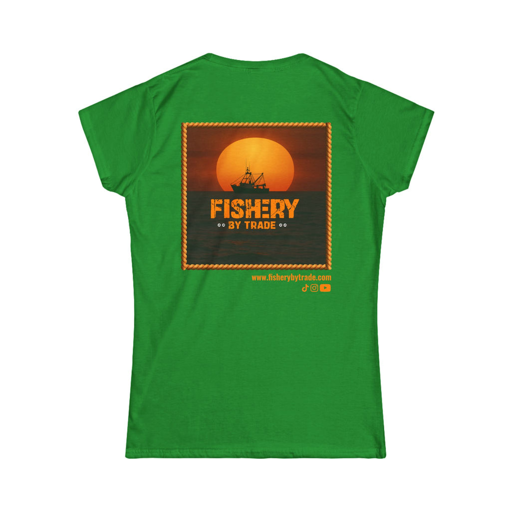 Black Fishery By Trade - Women T-Shirt