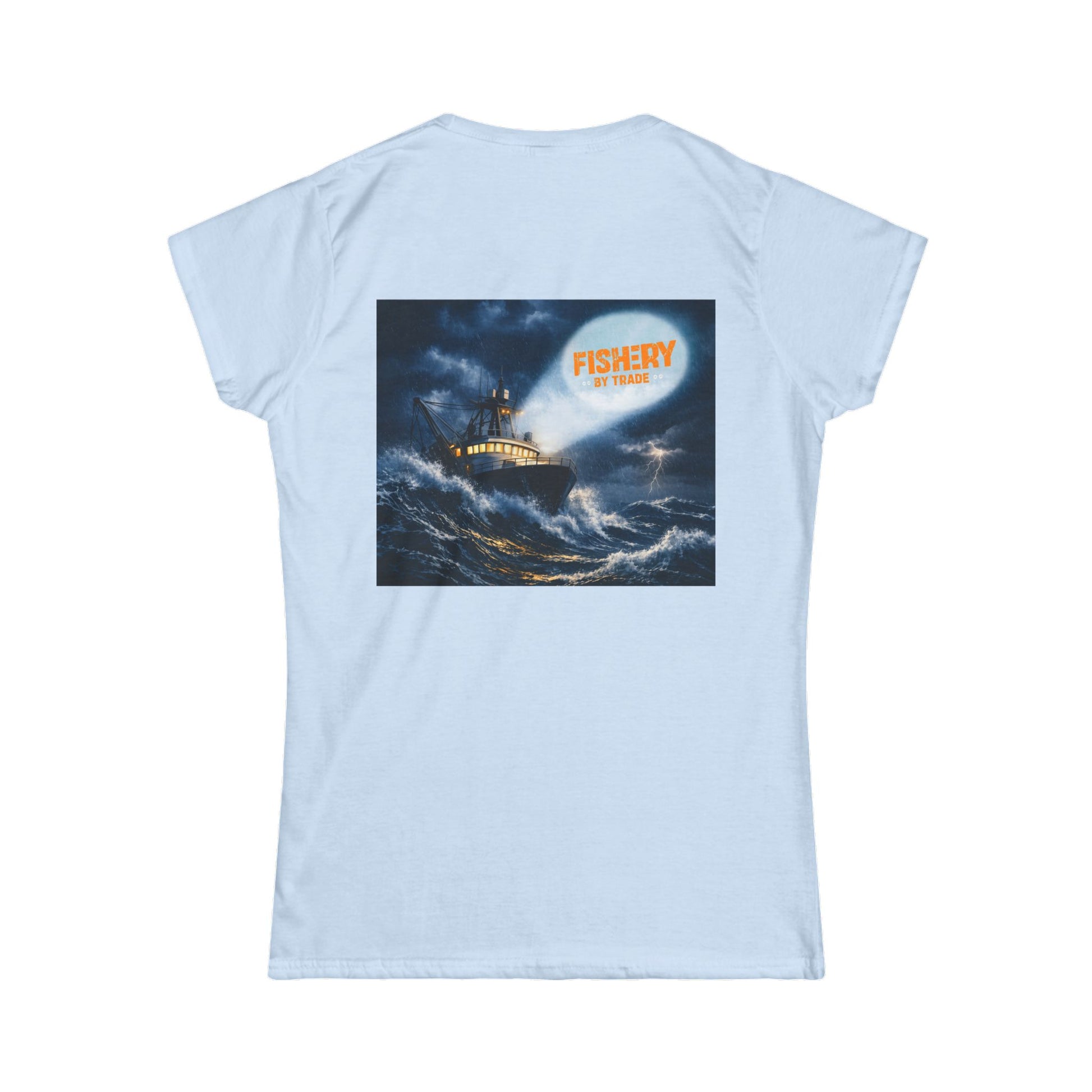 Black Fishery By Trade Rough Seas - Women T-Shirt
