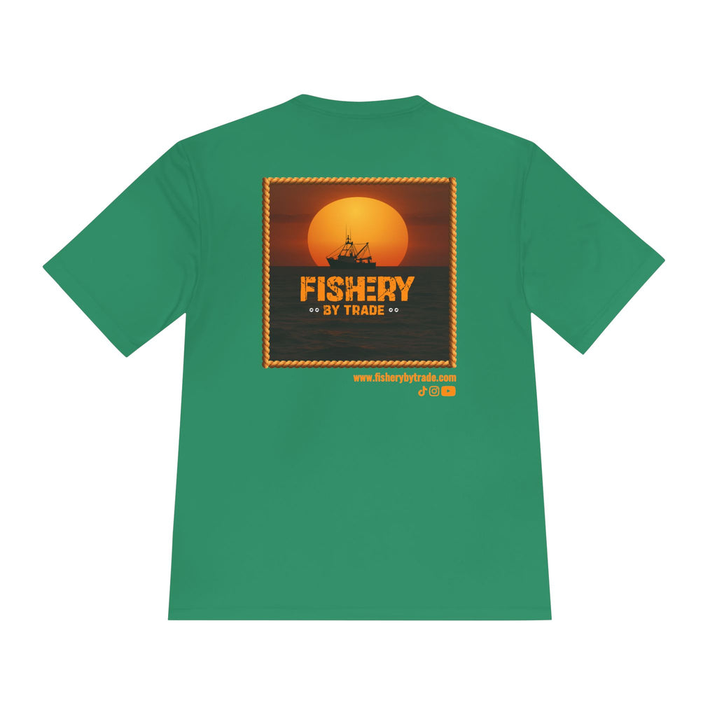 Fishery by Trade - Men's Black Quick Dry T-Shirt