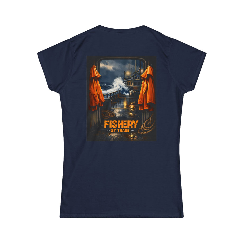 Black Fishery By Trade Deck - Women T-Shirt