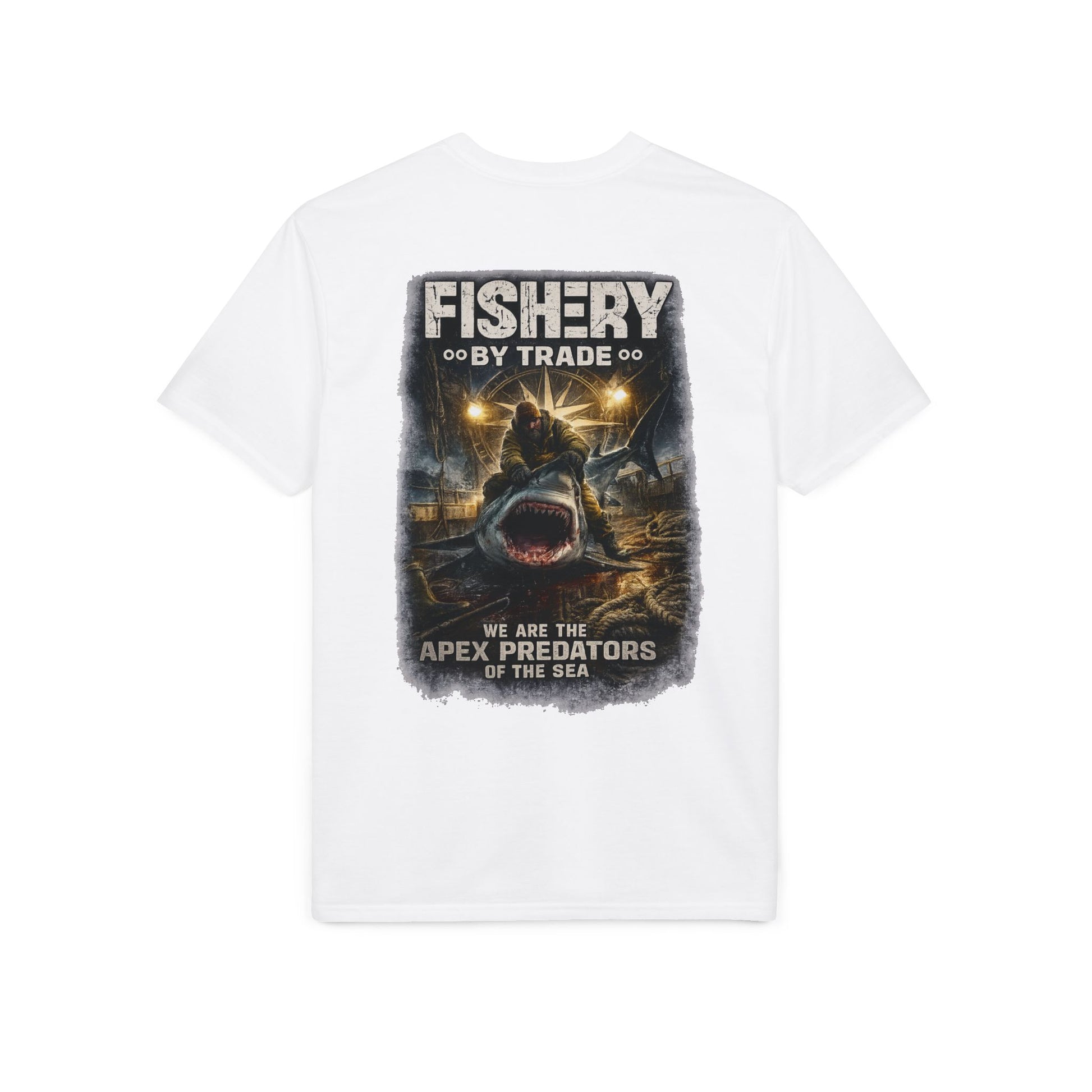 Apex Predators  Graphic Performance Tee — "Fishery by Trade"
