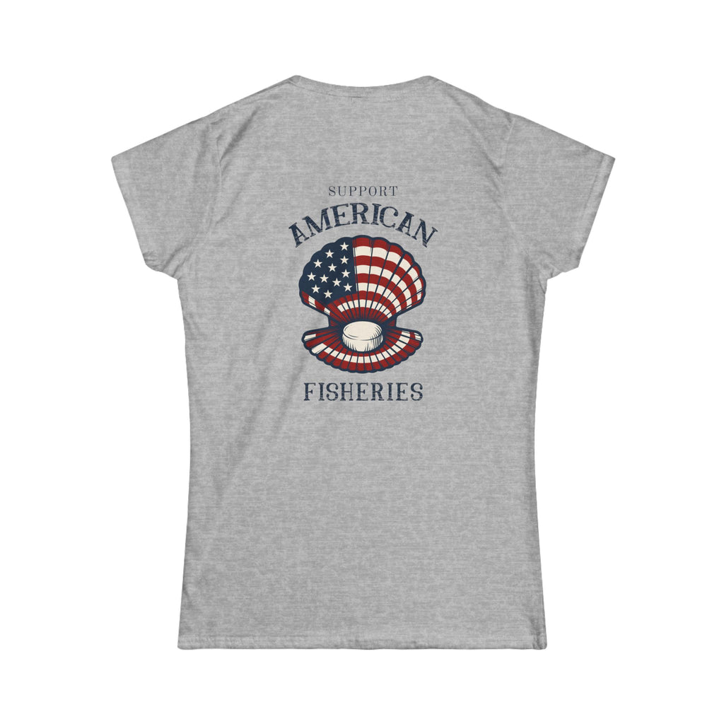 Fishery By Trade Support American Fisheries - Women's White T-Shirt