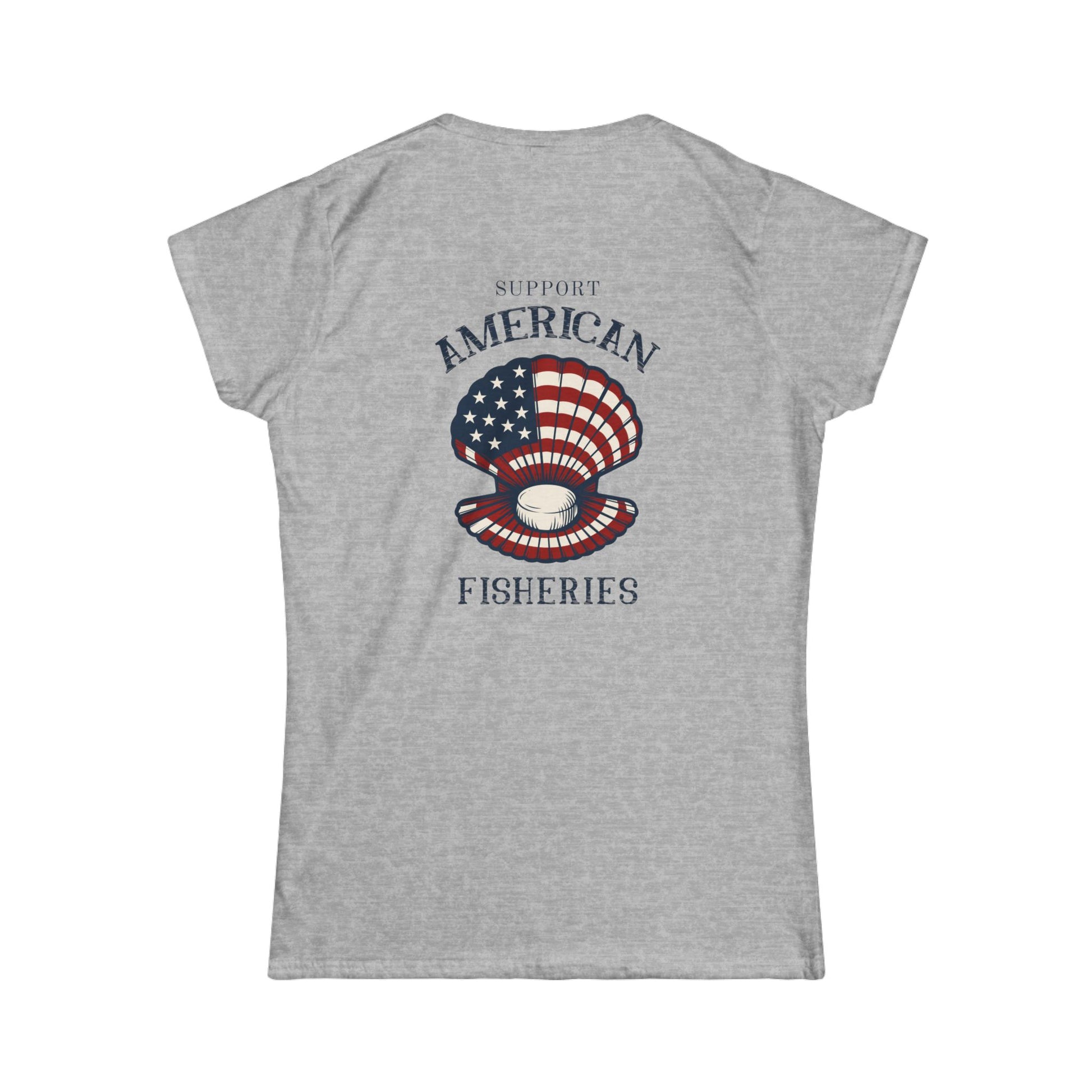 Fishery By Trade Support American Fisheries - Women's White T-Shirt