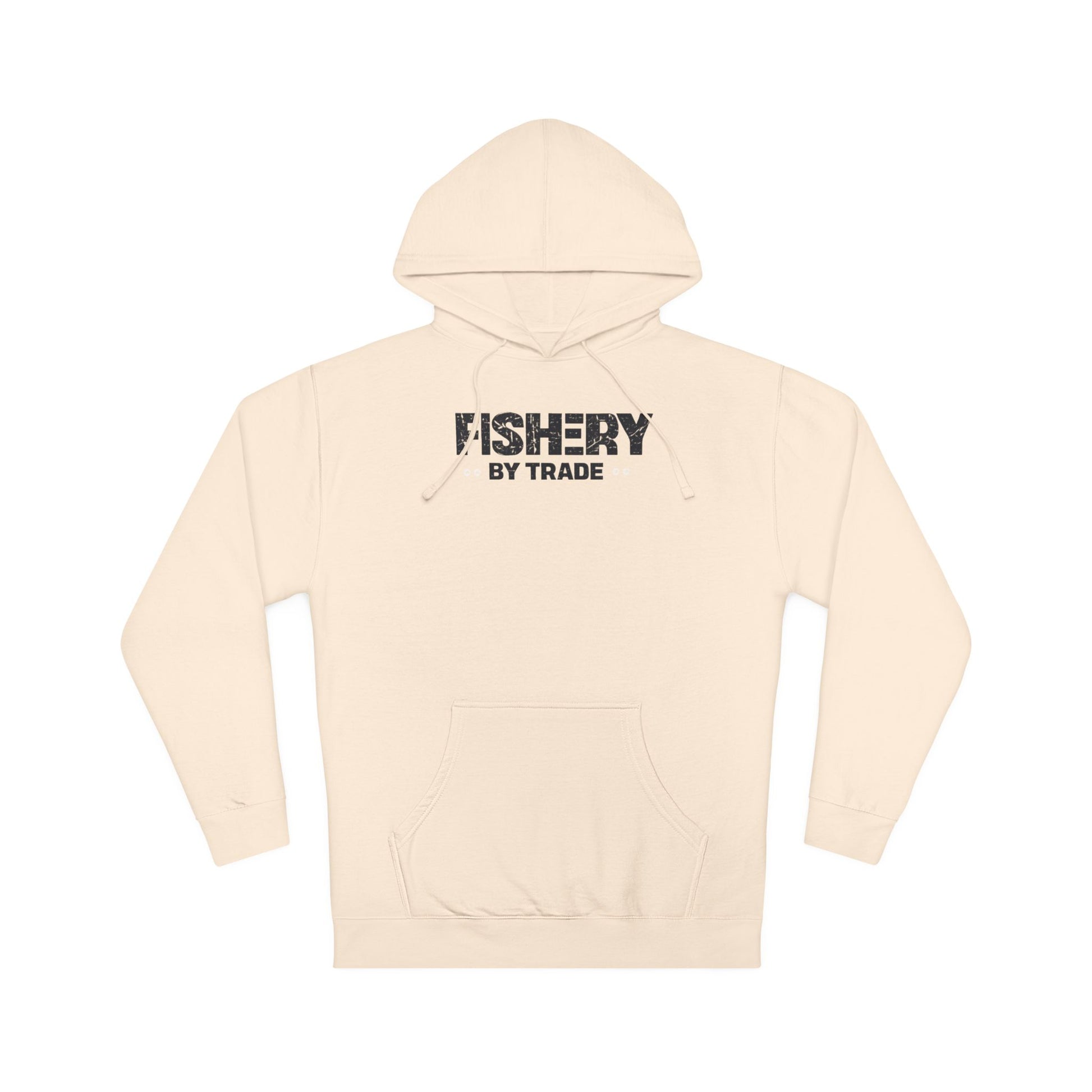 Fishery By Trade Hoodie — Minimal Fishing Logo Pullover