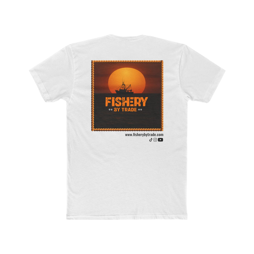 Fishery By Trade - Men's White Crew Neck Tee