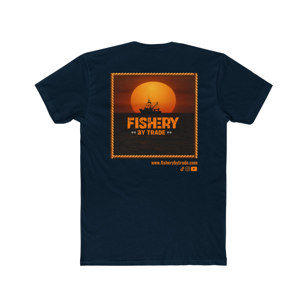 Fishery By Trade - Men's Black Crew Neck Tee