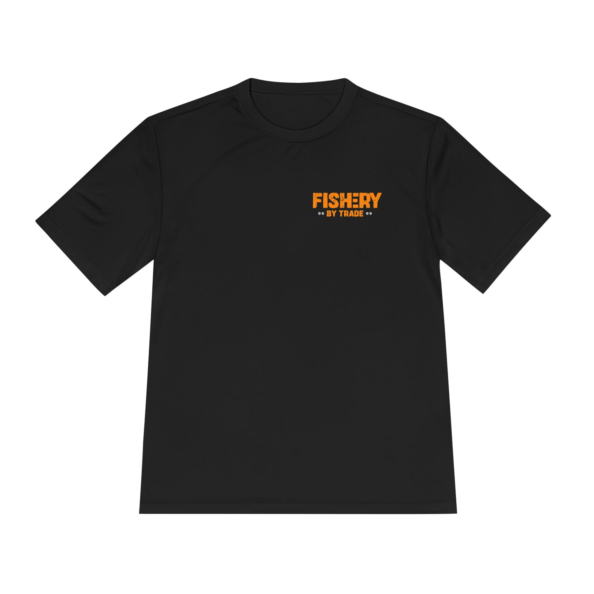 Fishery by Trade - Men's Black Quick Dry T-Shirt