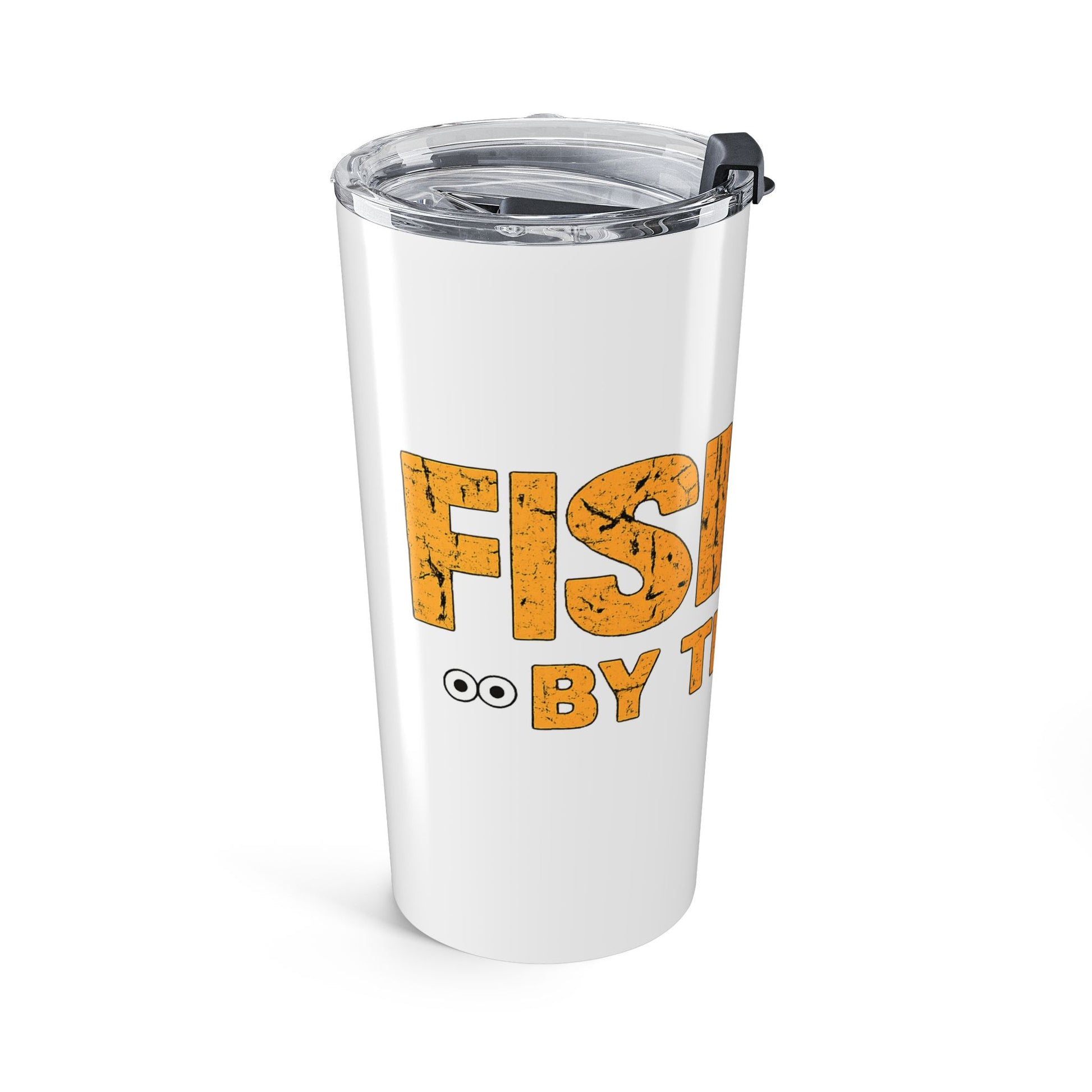 20oz Tumbler – Fisherman Proudly Trades (Rustic Orange Text)