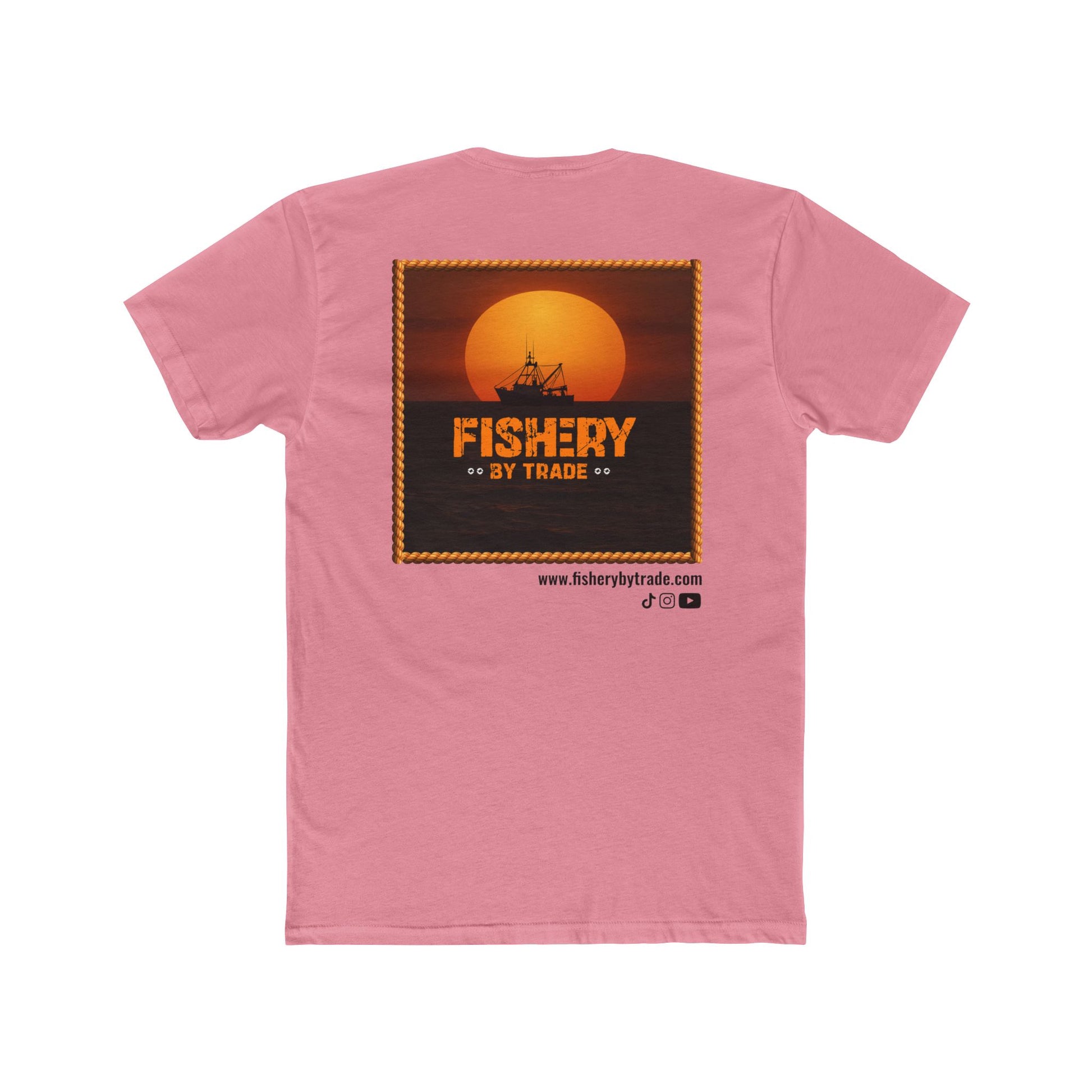 Fishery By Trade - Men's White Crew Neck Tee