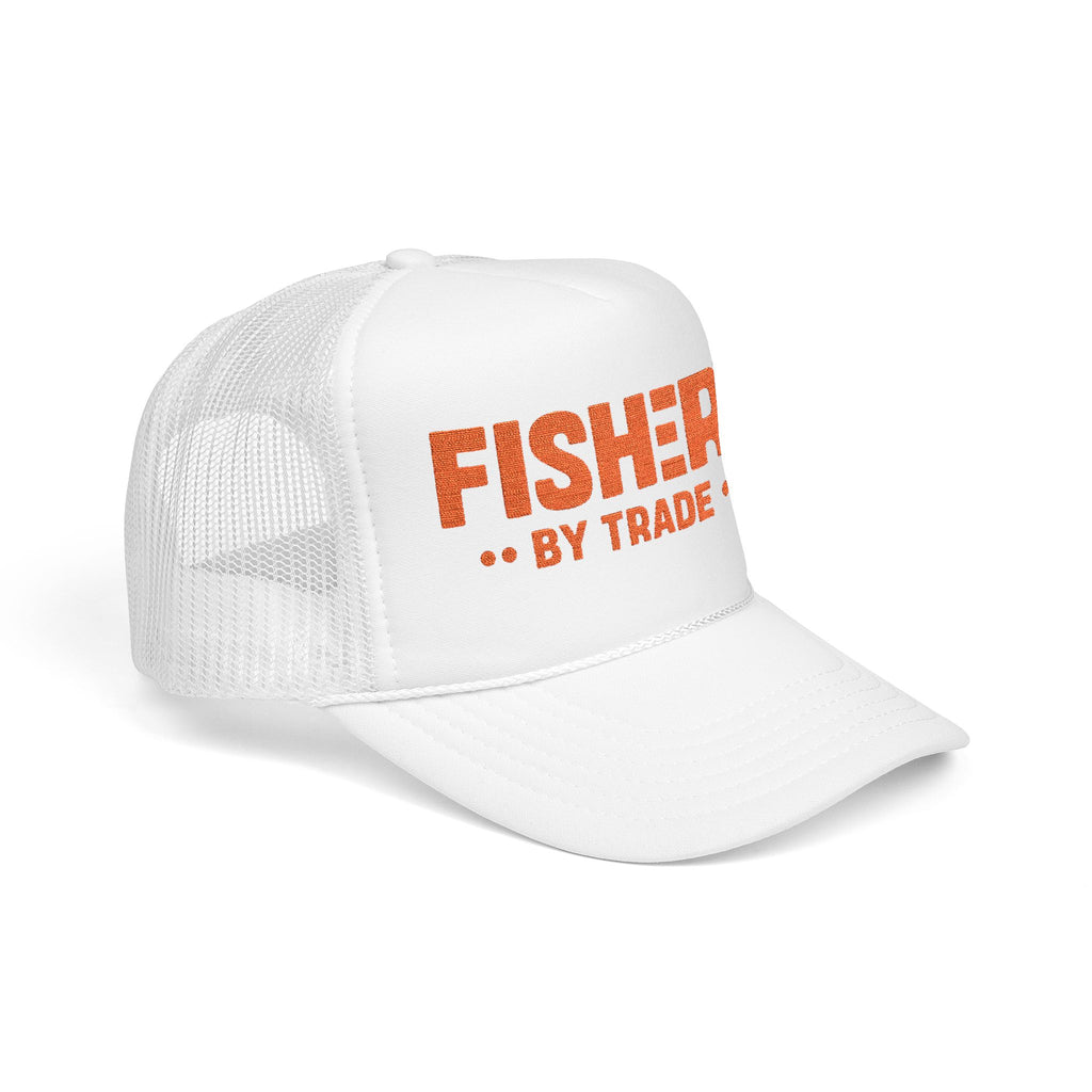 Fishery by Trade - White Trucker Hat