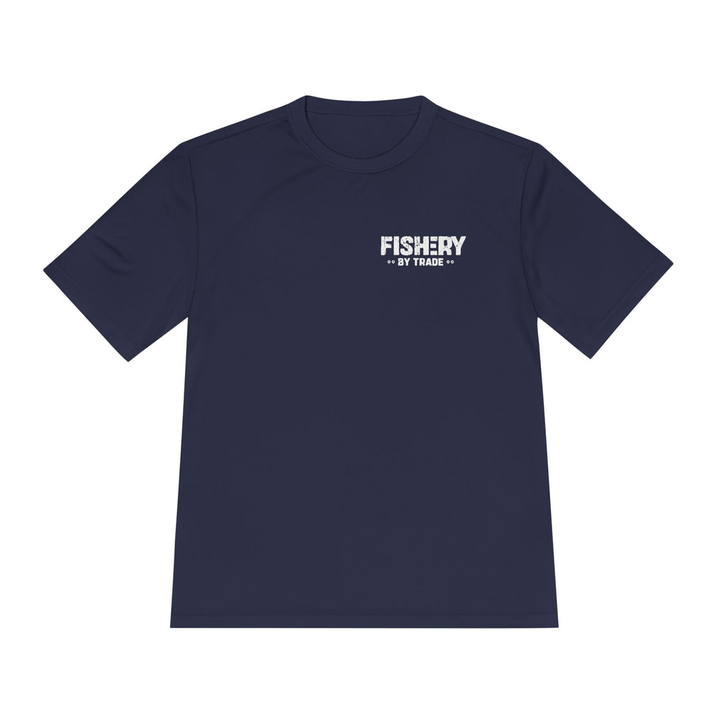 Fishery by Trade Rough Seas - Men's Black Quick Dry T-Shirt