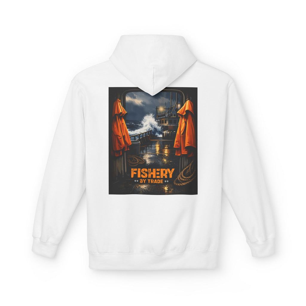 White Fishery By Trade Rough Seas - Hoodie
