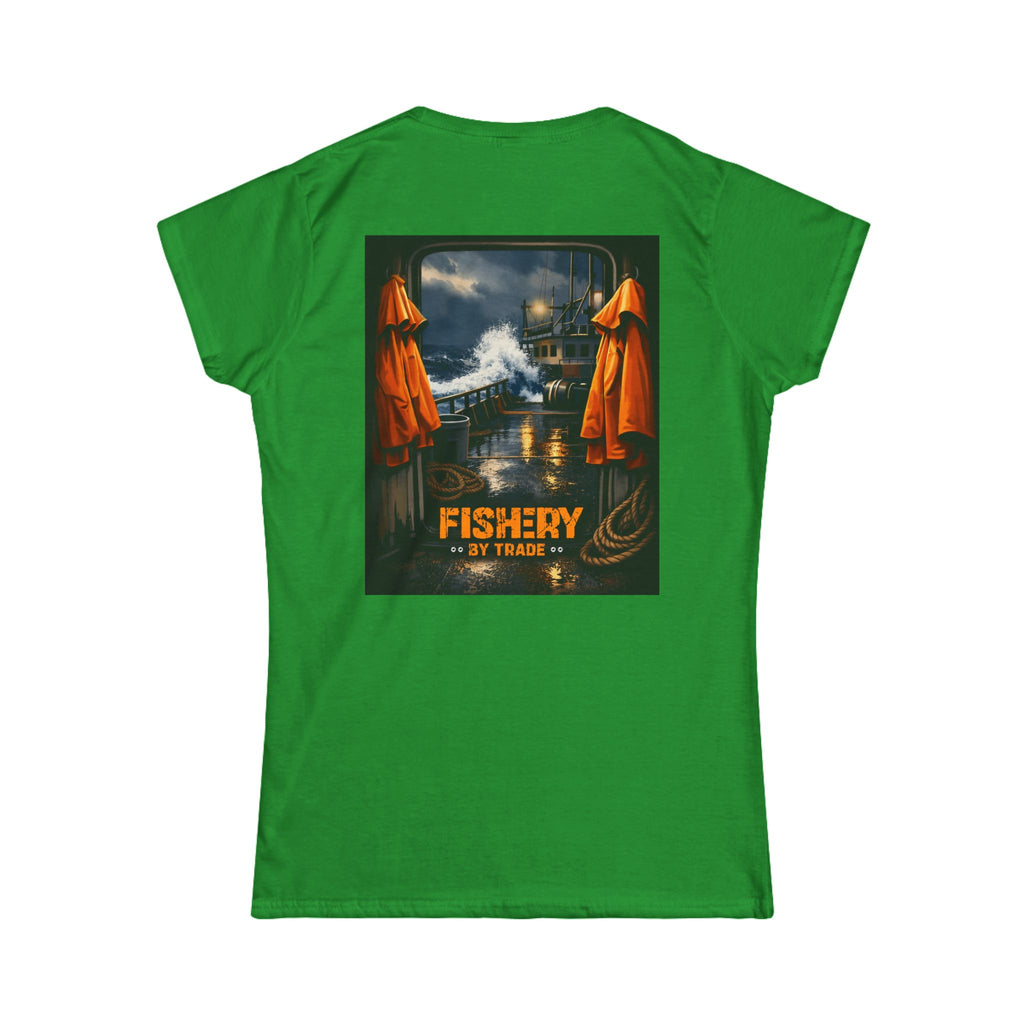 Black Fishery By Trade Deck - Women T-Shirt