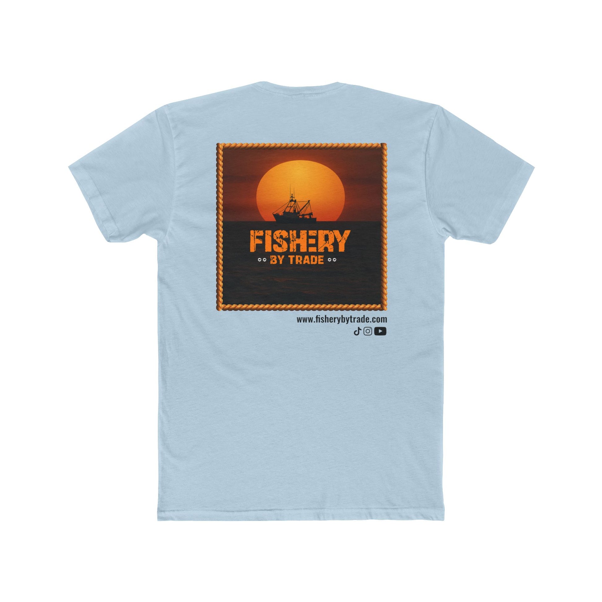 Fishery By Trade - Men's White Crew Neck Tee