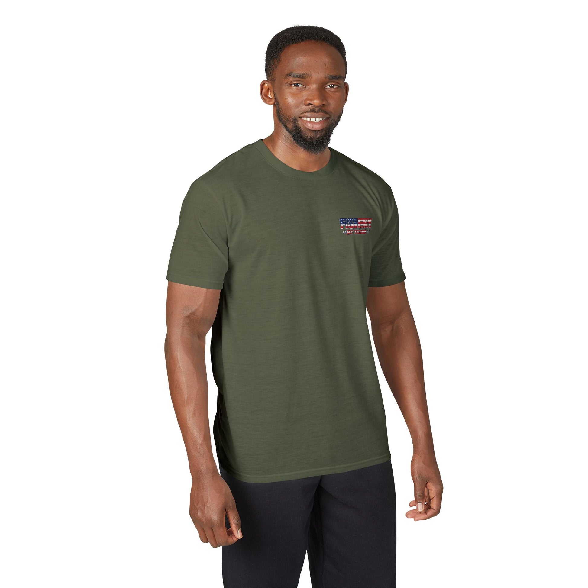 Fishing Boat T-Shirt — American Flag Fishery Graphic Tee for Anglers & Patriotic Outdoorsmen