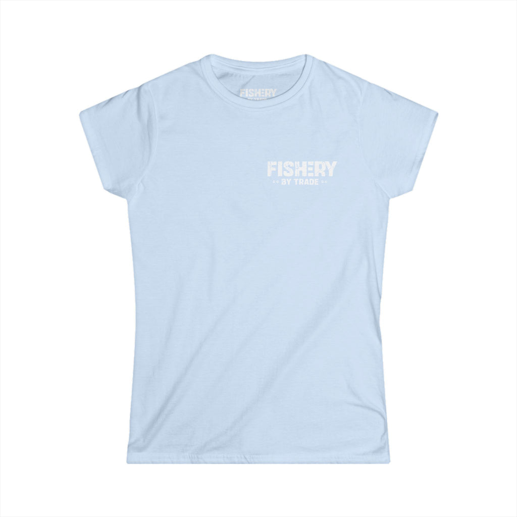 Black Fishery By Trade Rough Seas - Women T-Shirt