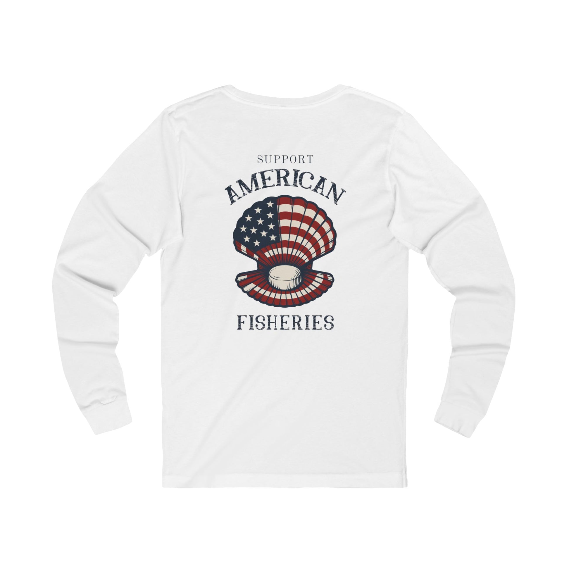 Fishery By Trade - White Long Sleeve T-Shirt