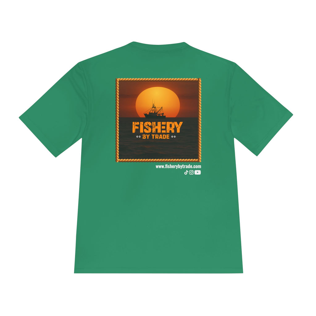 Fishery by Trade - Men's Black Quick Dry T-Shirt