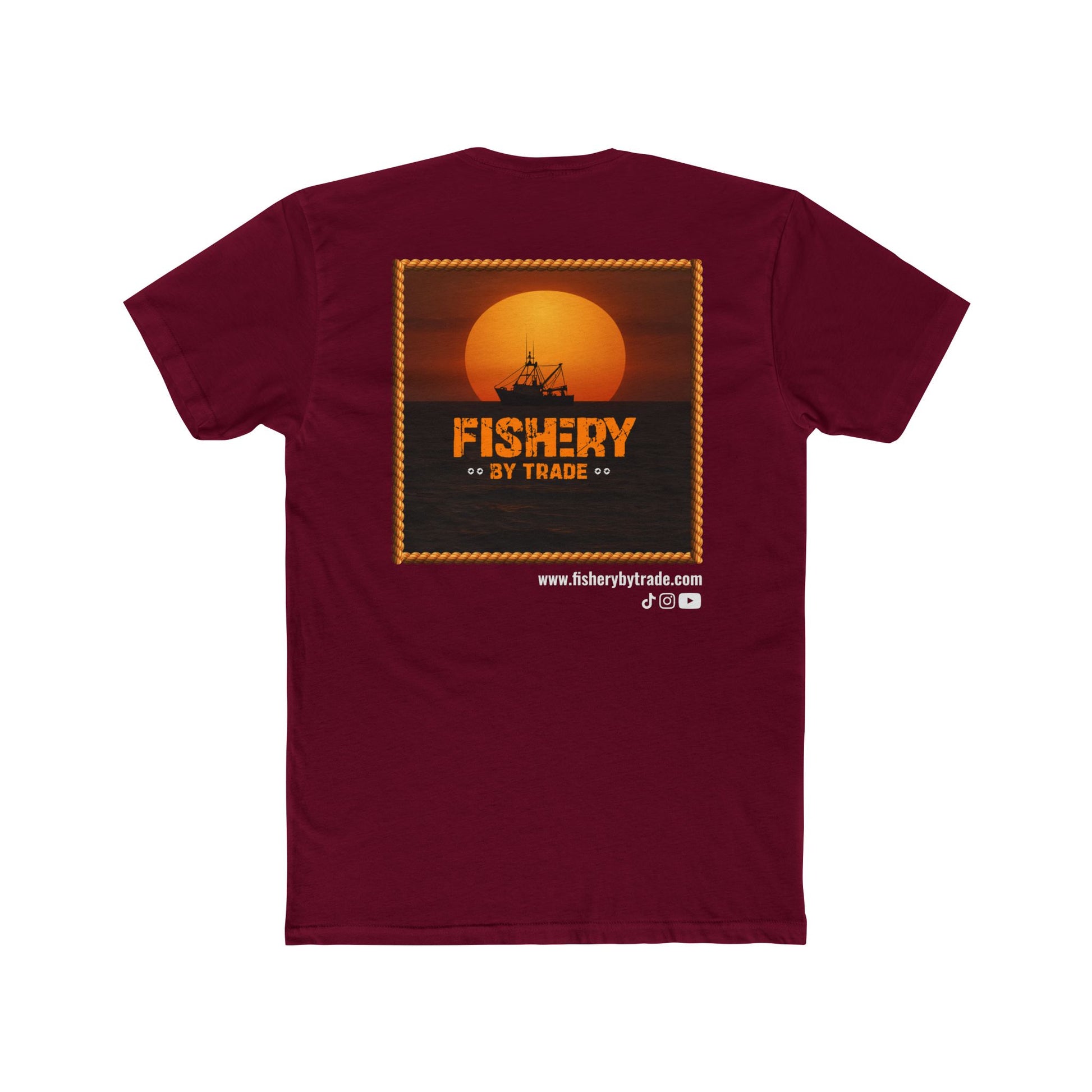 Fishery By Trade - Men's Black Crew Neck Tee