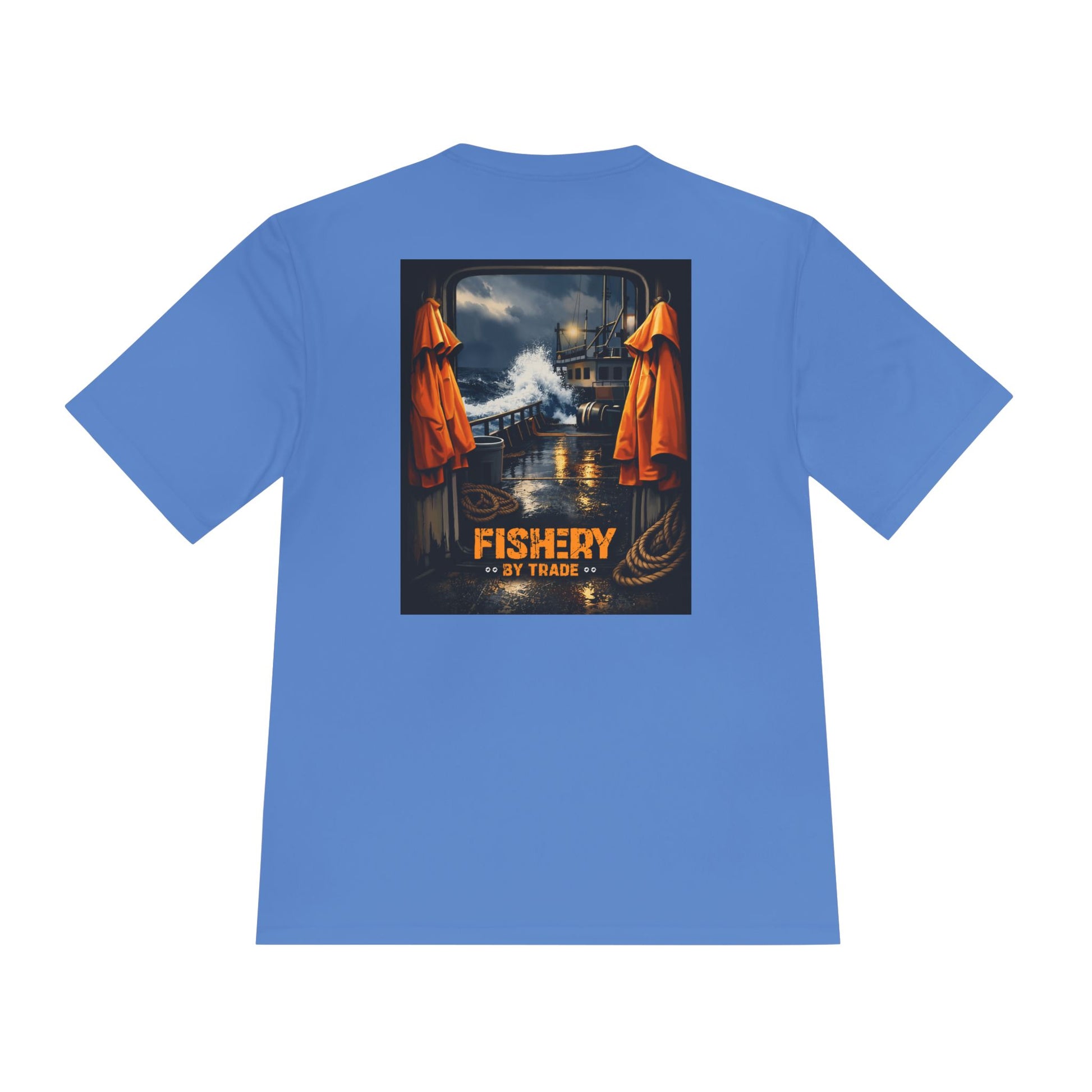 Fishery by Trade Deck - Men's White Quick Dry T-Shirt